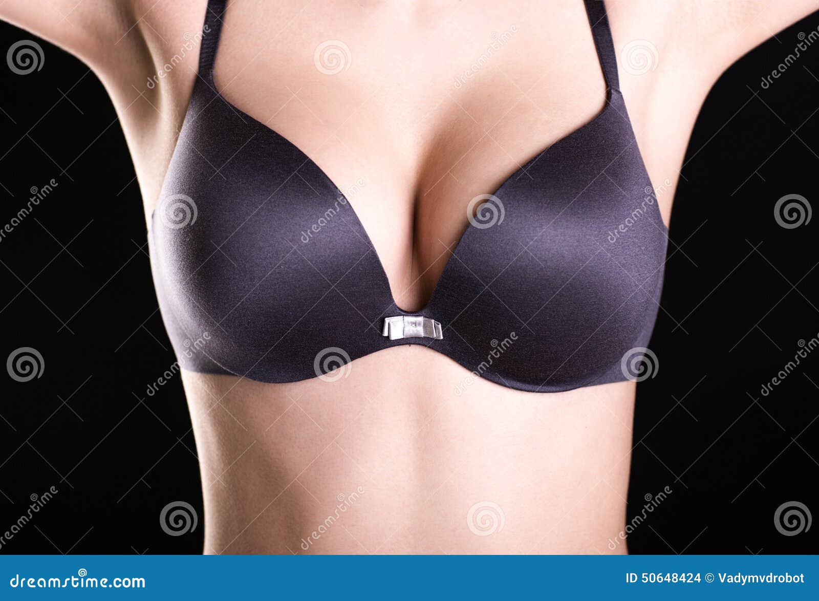 Woman s breasts in bra stock photo. Image of beautiful - 50648424