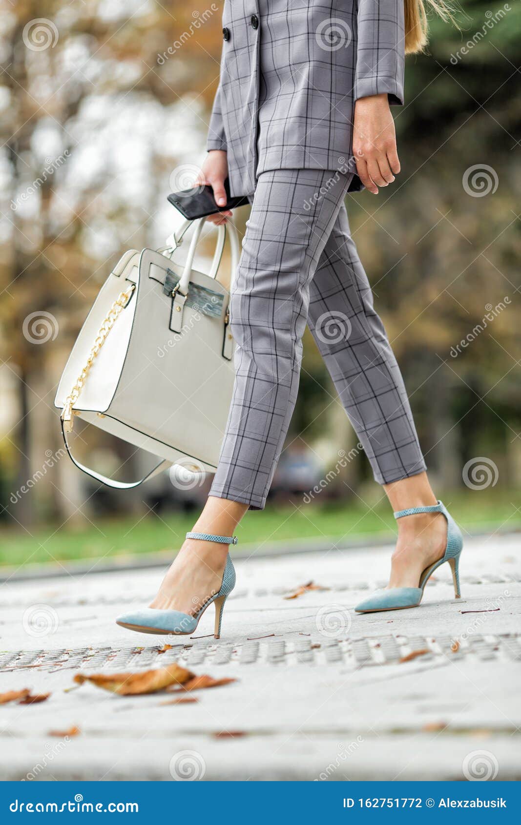 Woman`s feet on the street stock photo. Image of people - 162751772