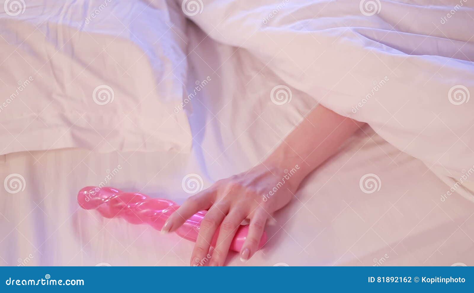 Woman`s Hand Reaching for in Bed. Girl with a Sex Toy Stock Footage - Video  of loneliness, reaching: 81892162