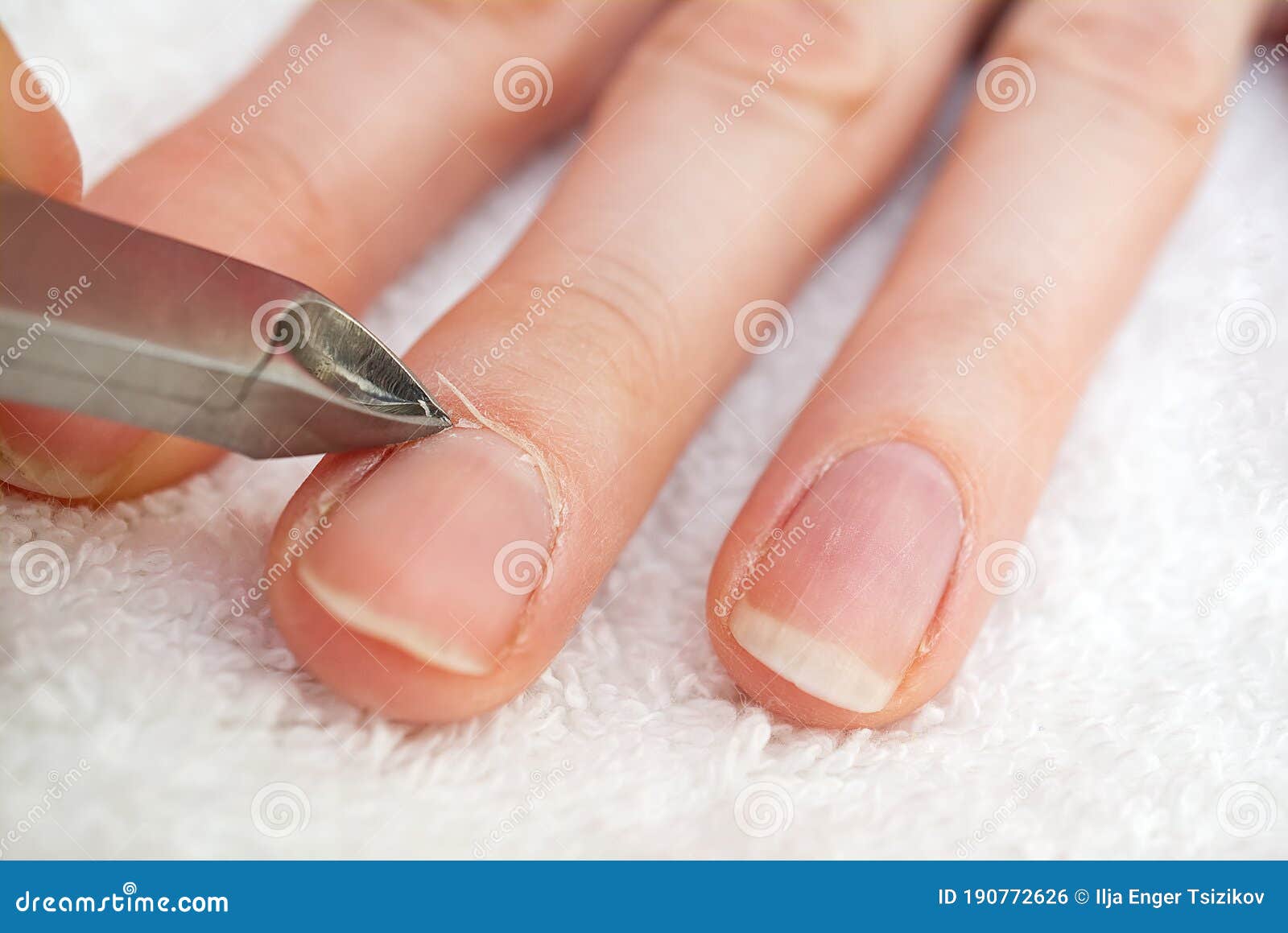 Woman`s Hand Removing Nail Cuticle on Light White Table. Care about Dry, Overgrown Cuticle. Closeup. Stock Photo - Image of procedure, makeup: 190772626 Woman`s Hand Removing Nail Cuticle on Light White Table. Care about Dry, Overgrown Cuticle. Closeup. Stock Photo - Image of procedure, makeup: 190772626