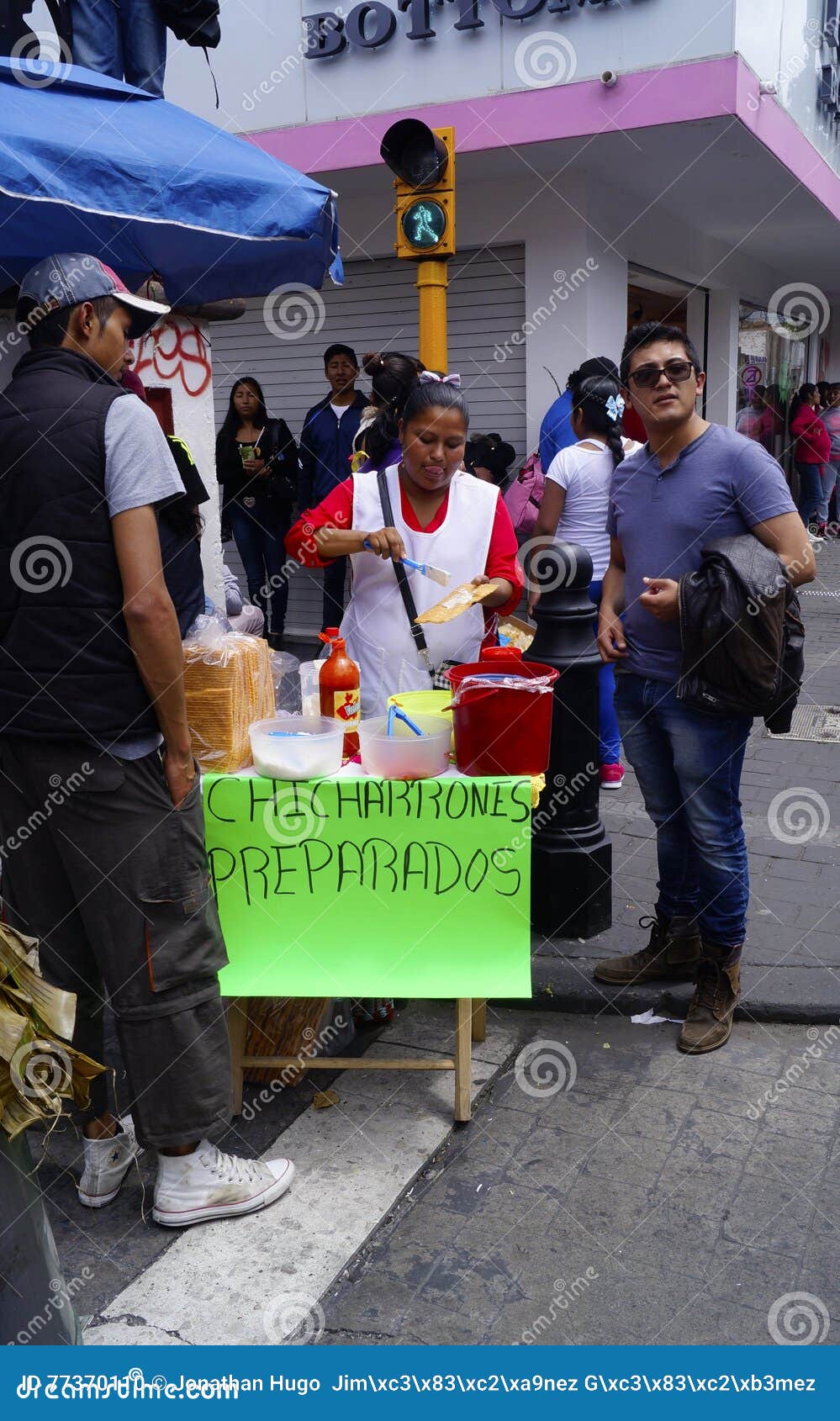 Woman Sell Snacks in the Street Editorial Image - Image of parade