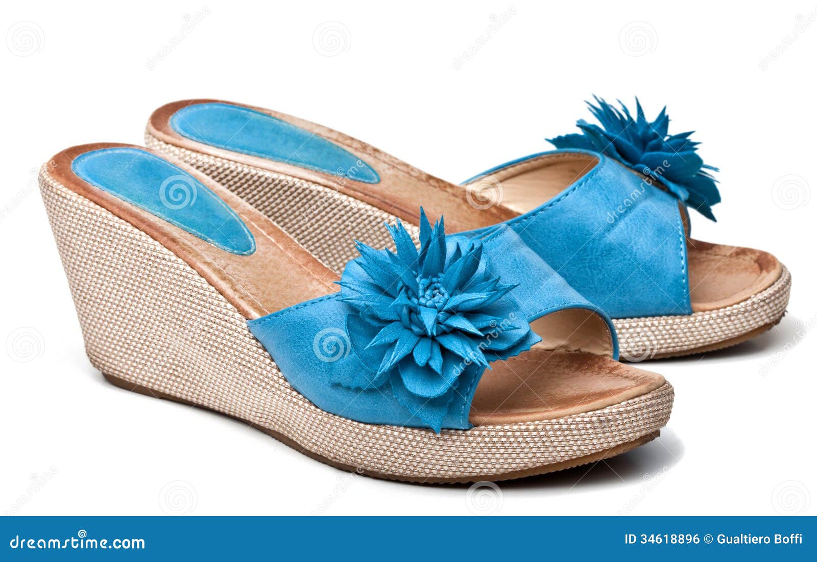 Woman shoes stock photo. Image of foot, shoes, blue, object - 34618896