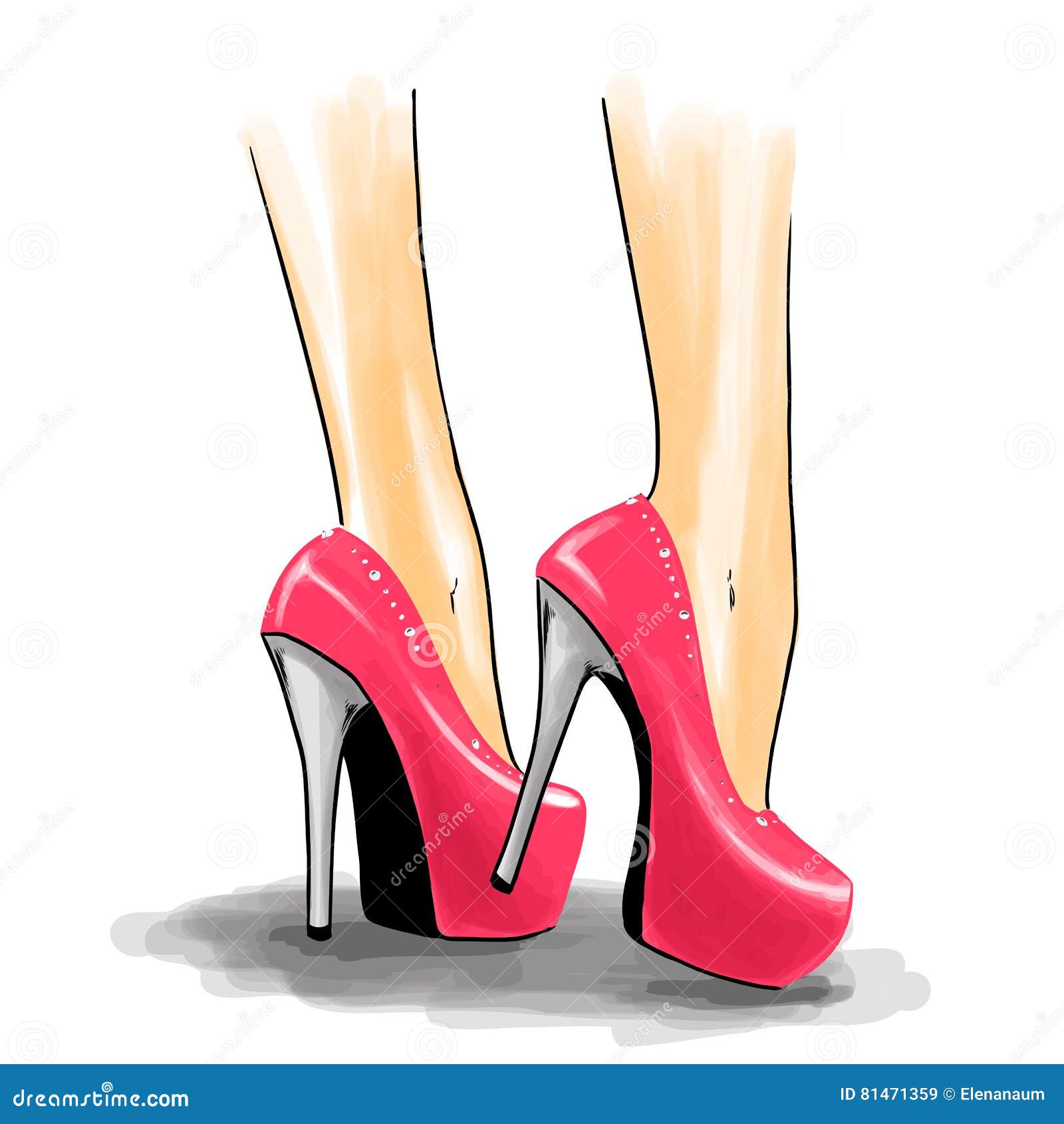Amazon.com: Designart Leg Wearing High Heel Shoe Canvas Wall Art Print, 12