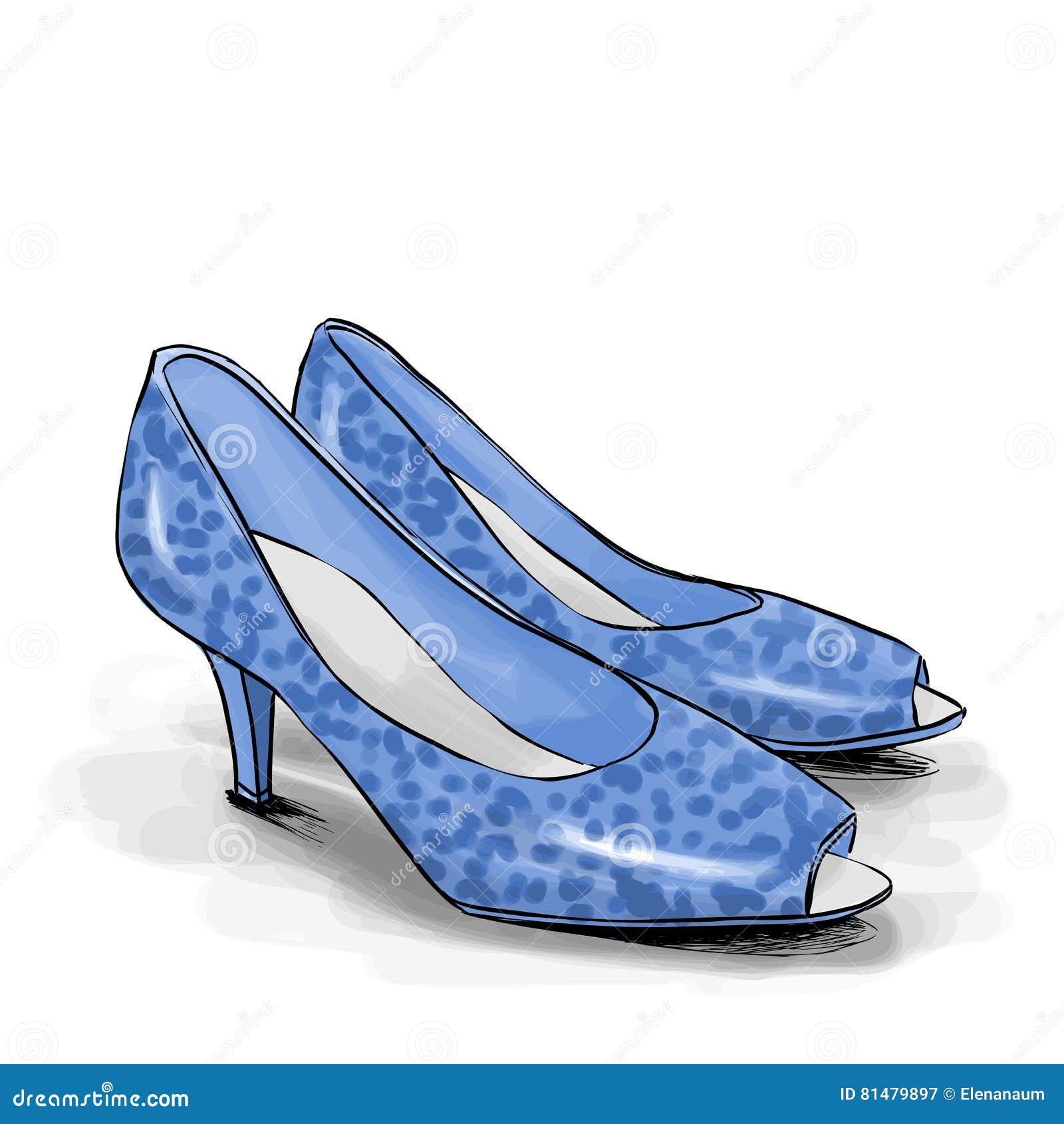 Heels Drawing Watercolor  Fashion Illustration Shoes  564x791 PNG  Download  PNGkit