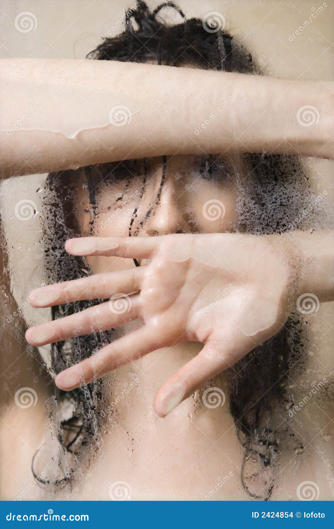 Woman In Shower Stock Photo Image Of Image Hea