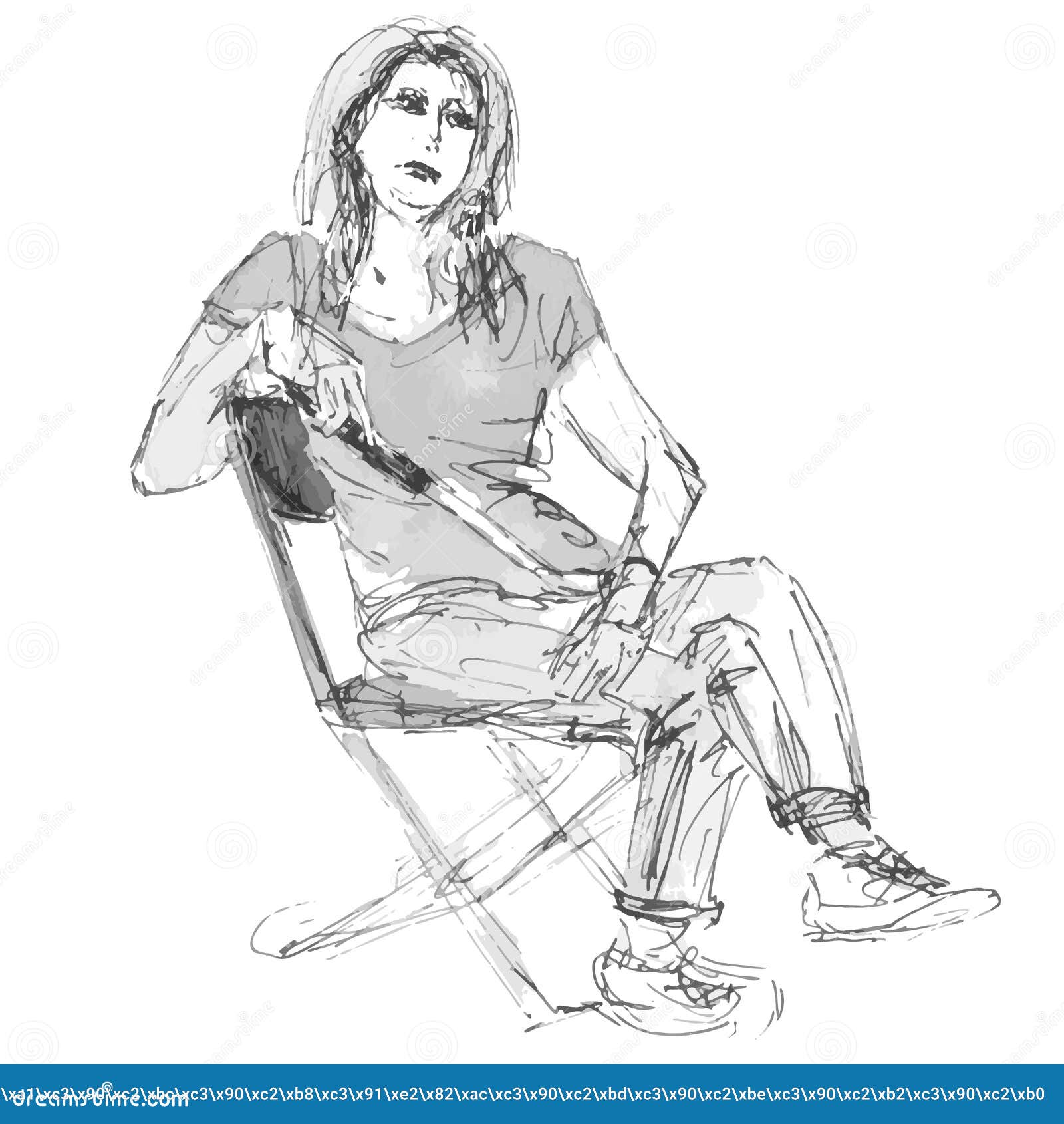https://thumbs.dreamstime.com/z/woman-sitting-chair-knife-her-hands-liner-watercolor-illustration-sketch-woman-sitting-chair-knife-168865264.jpg