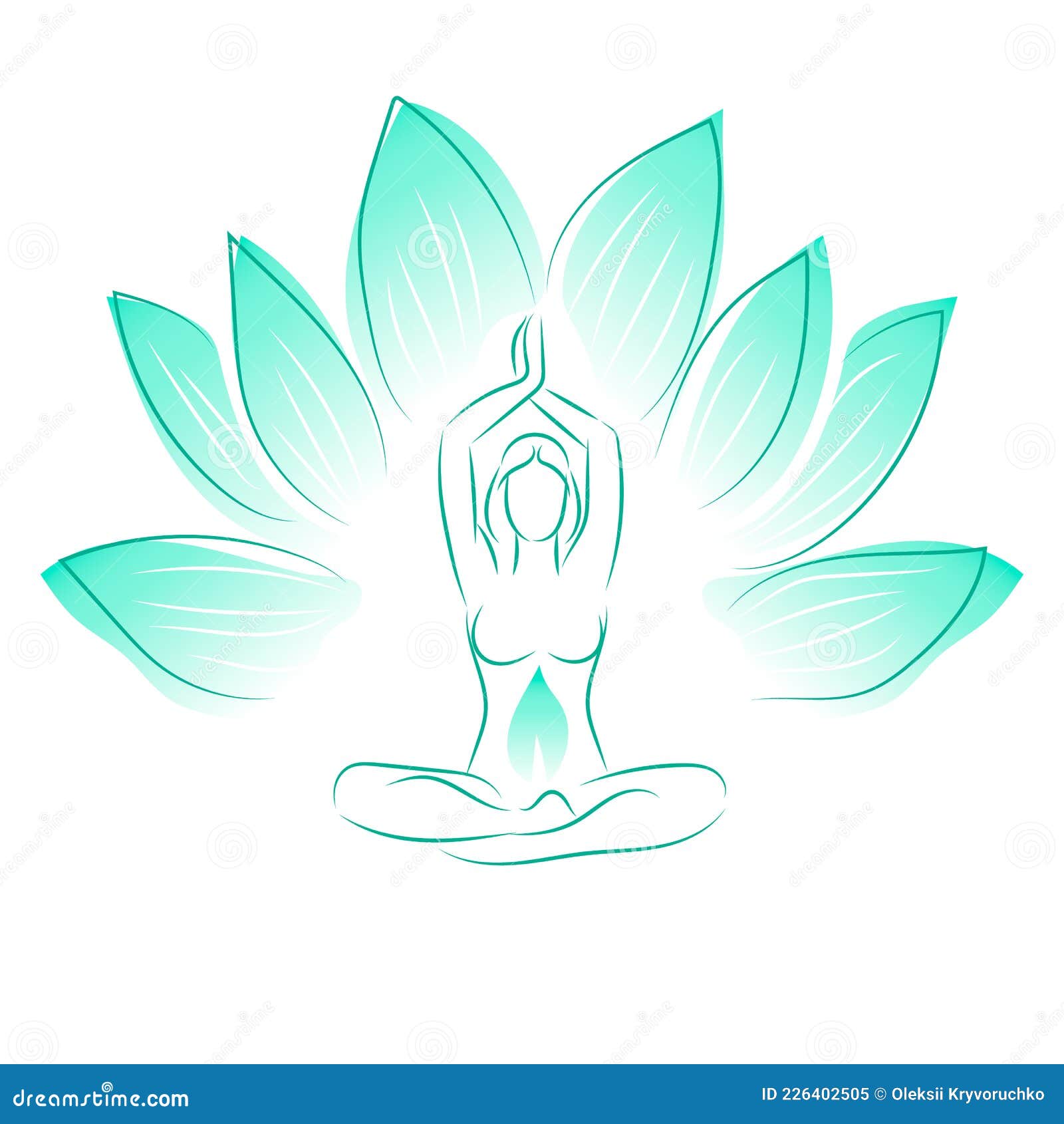 Sequence of yoga poses and lotus flower. Sun salutation, Surya namaskar.  Poster. Engraving style. Vector illustration. Stock Vector | Adobe Stock