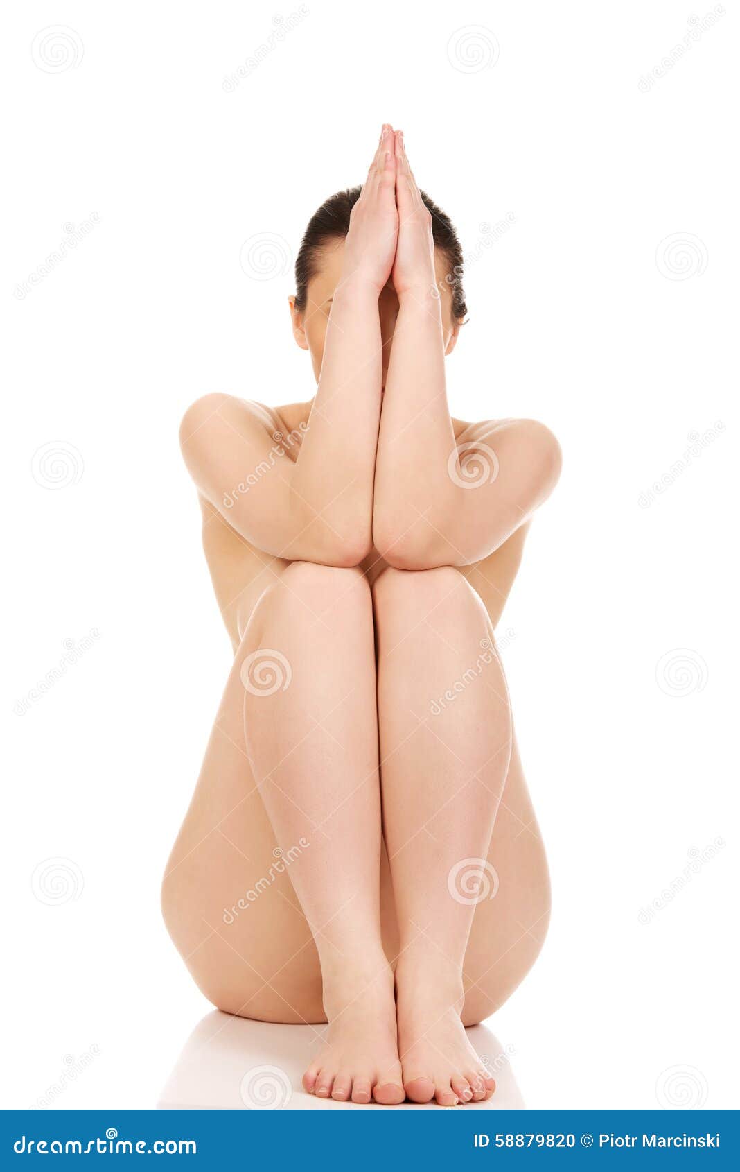 Girls Naked Siting Position