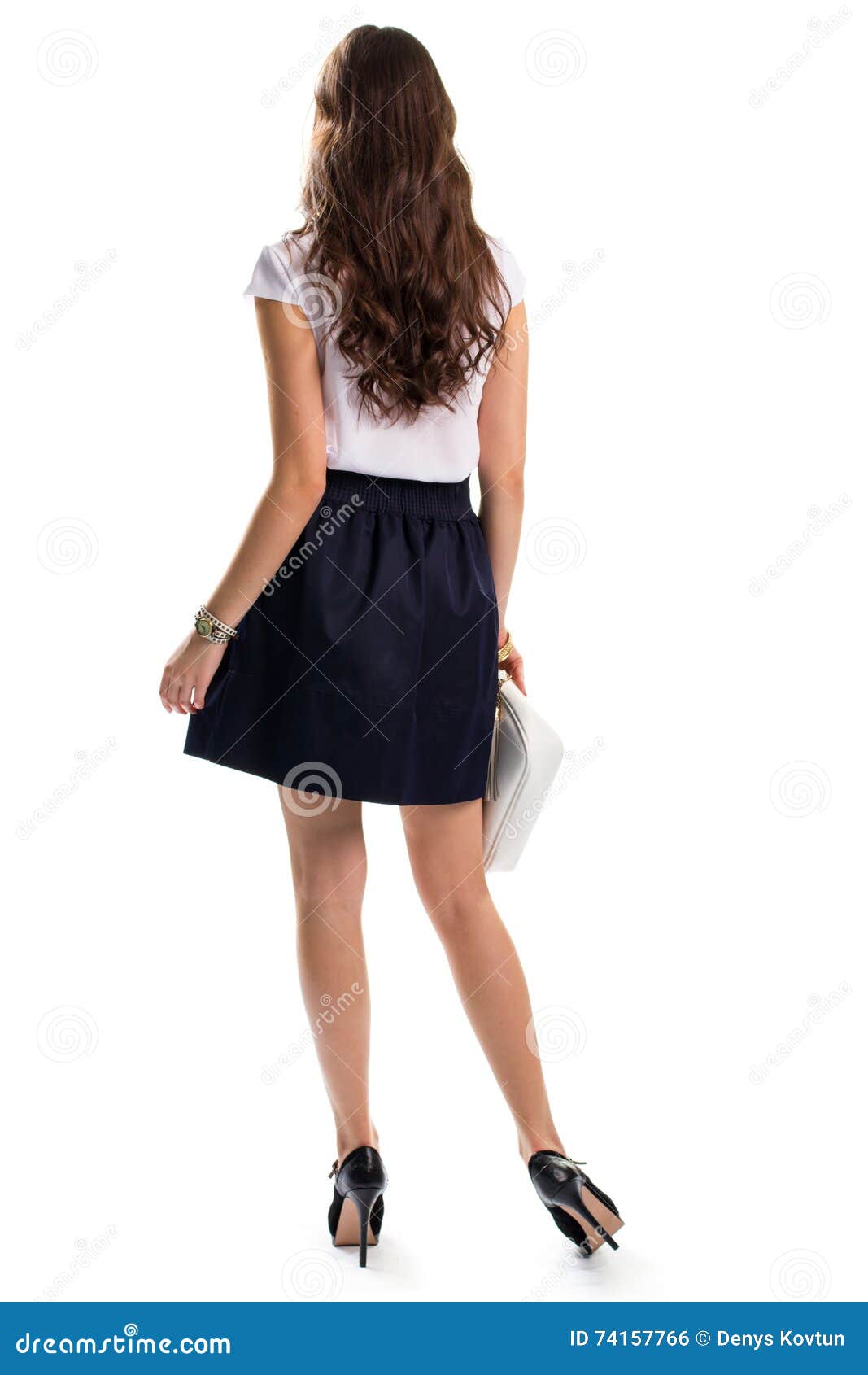 Woman in skirt and heels. stock photo. Image of heel - 74157766