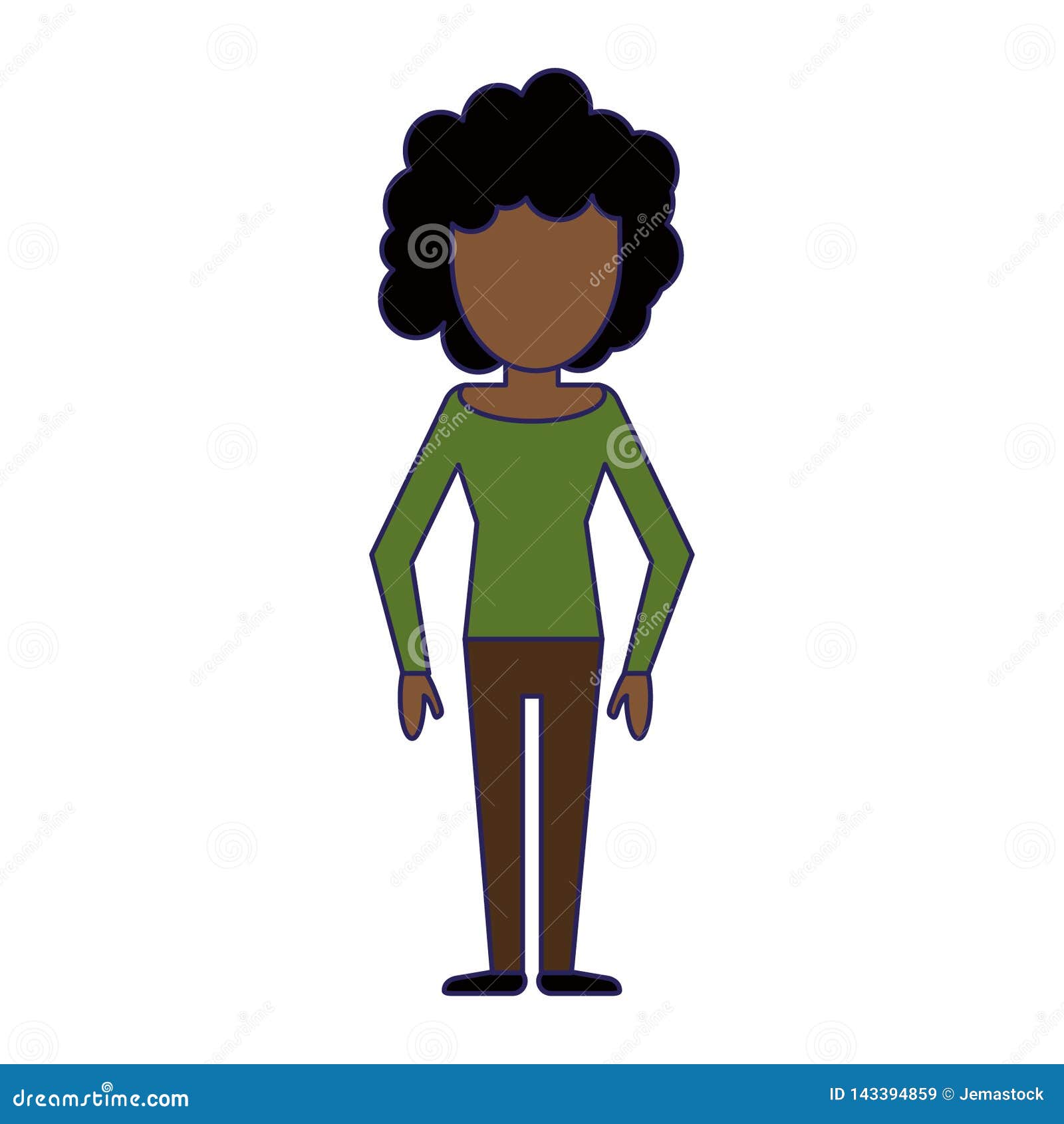 Download Woman smiling cartoon stock vector. Illustration of adult ...