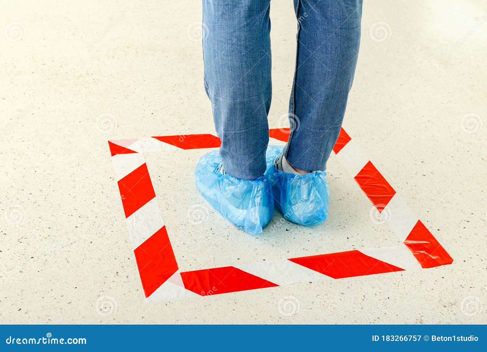 shoe covers in hospital