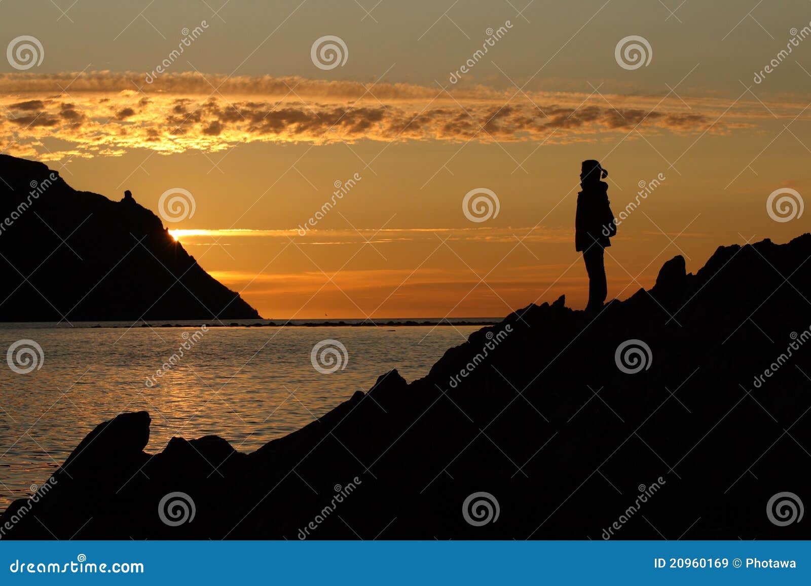 woman standing at norris point