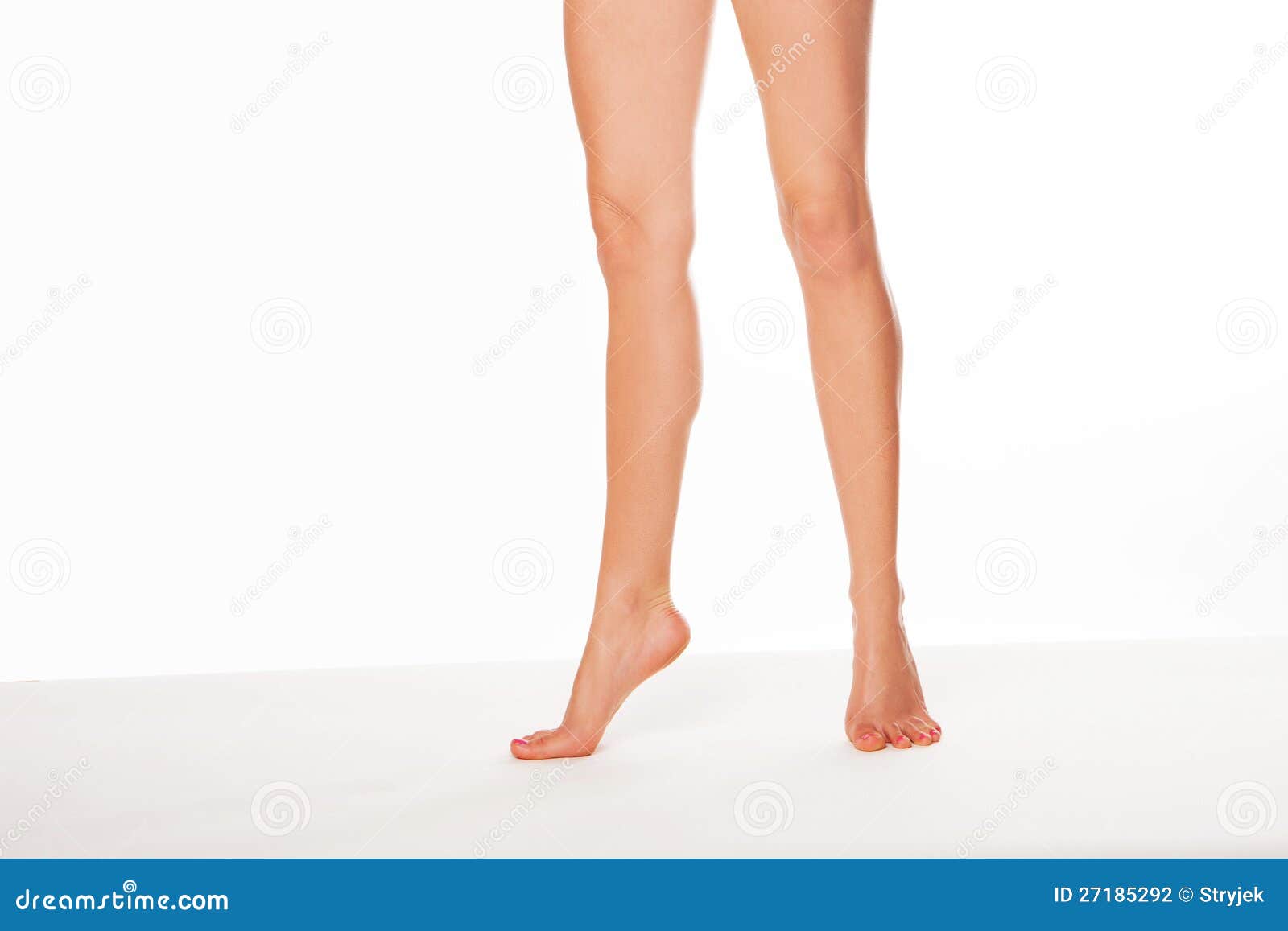 Woman standing on tip toe stock photo. Image of balanced - 27185292