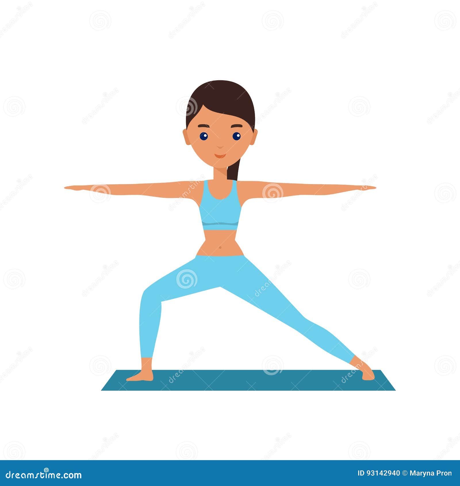 770+ Warrior Pose Stock Illustrations, Royalty-Free Vector