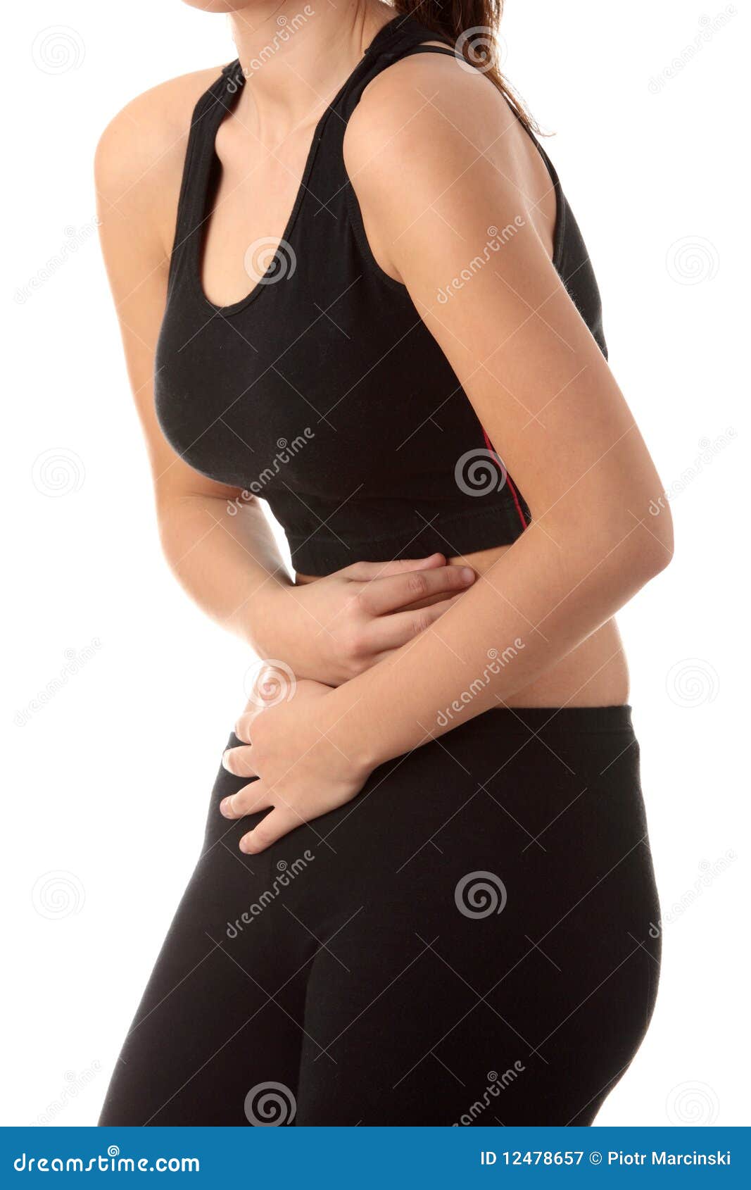 Woman with stomach issues stock image. Image of upset 12478657