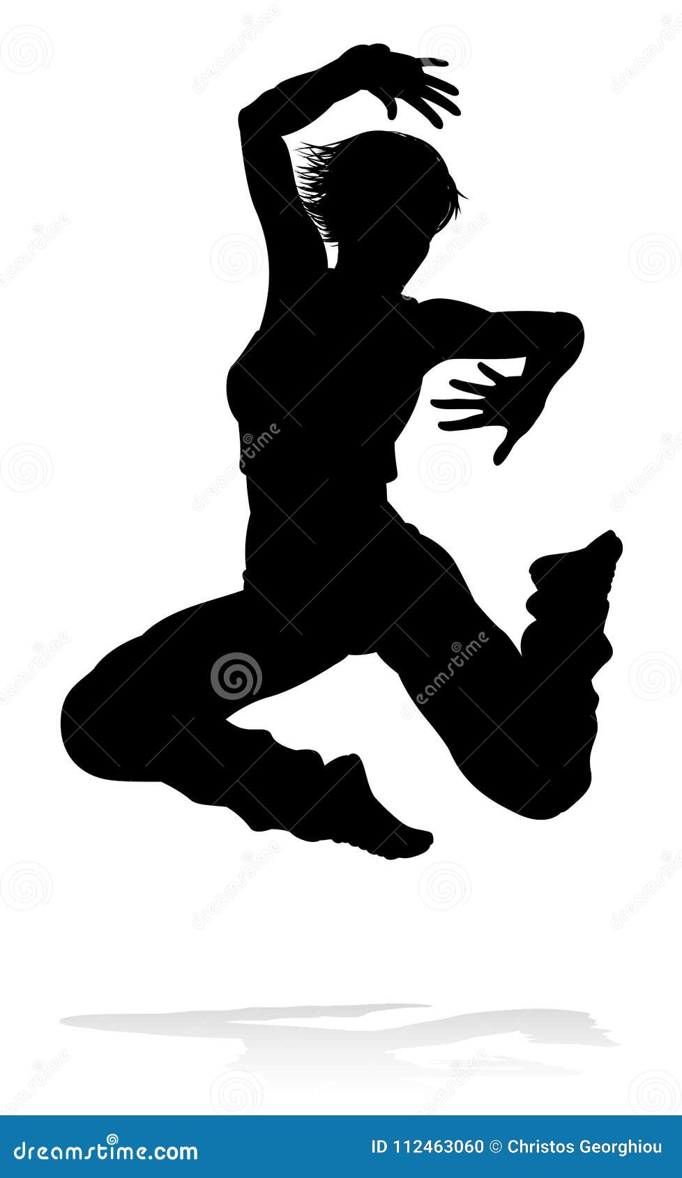 street dance dancer silhouette