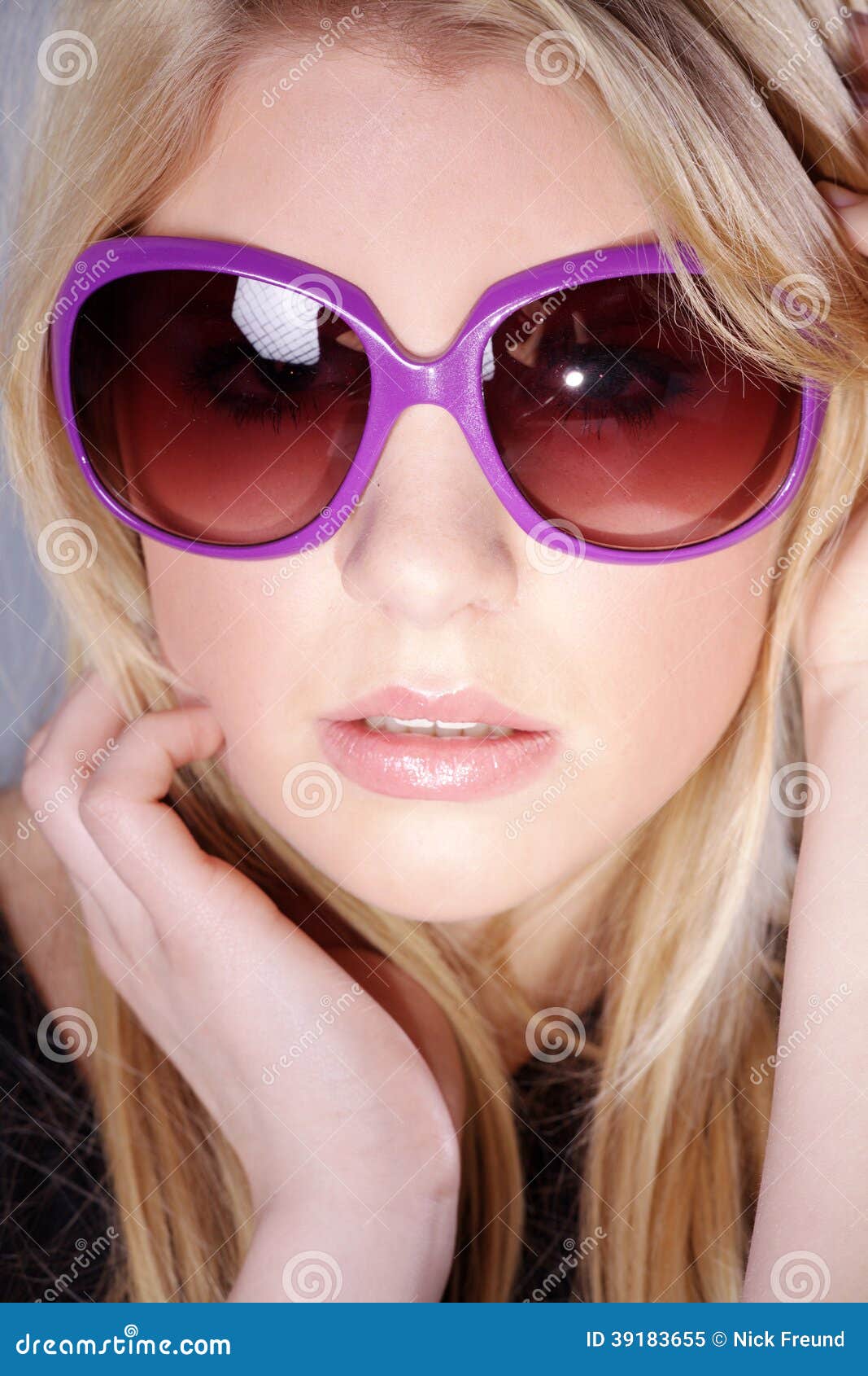 Woman with sunglasses stock image. Image of girl, caucasian 39183655