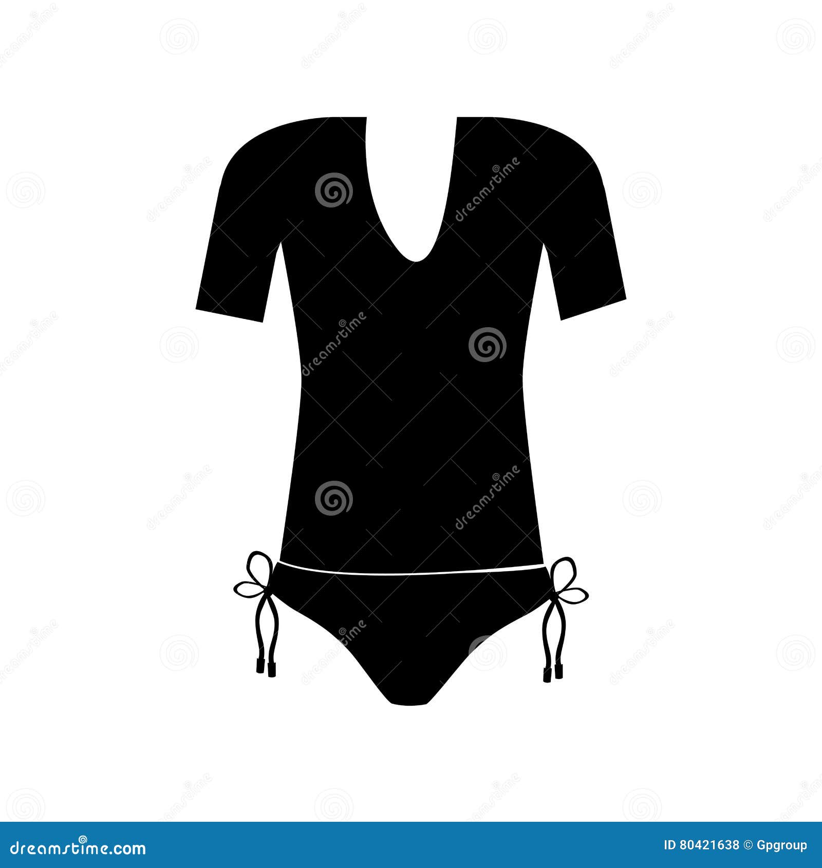 Woman swimsuit icon image stock vector. Illustration of beachwear