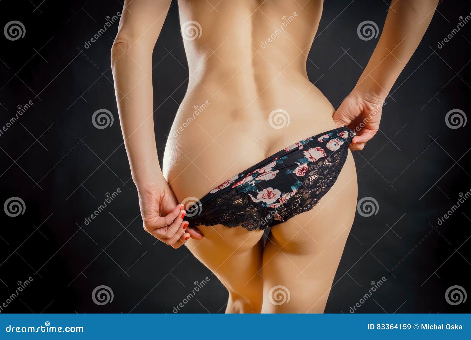 Woman Takes Off from the Buttocks Underwear Stock Image - Image of back,  panties: 83364159