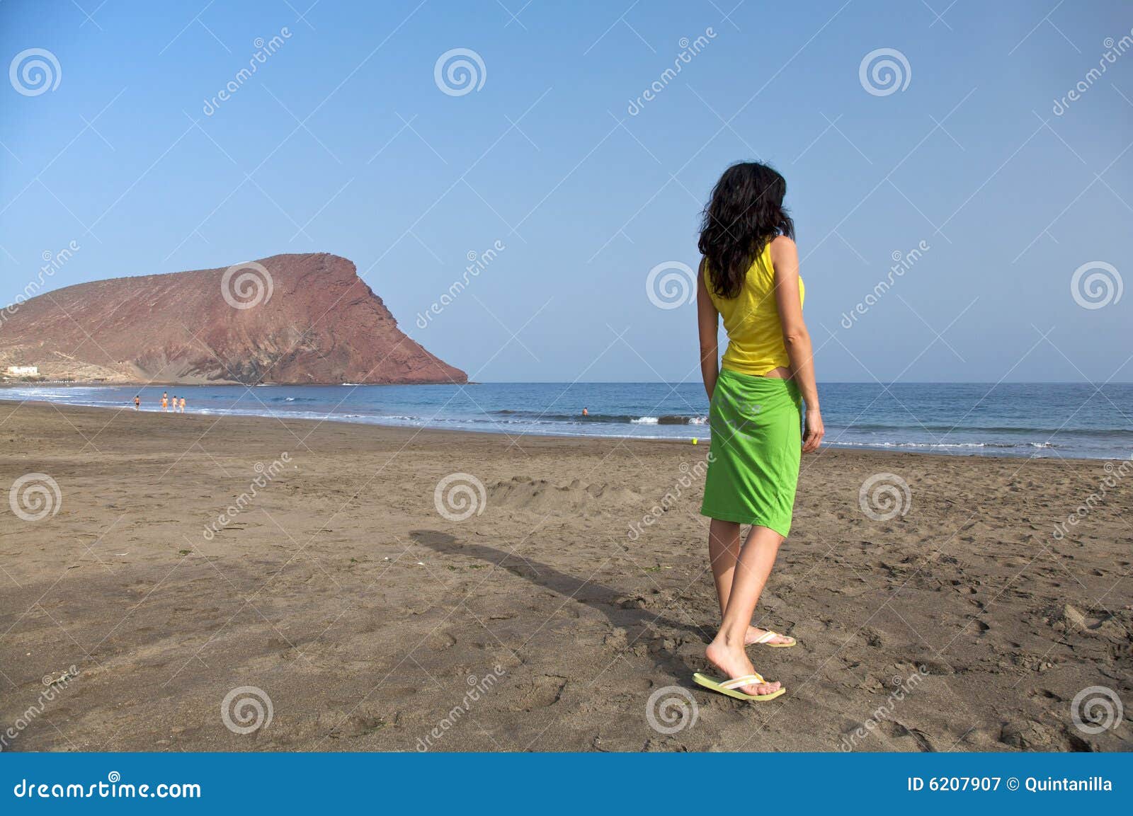 woman at tejita beach