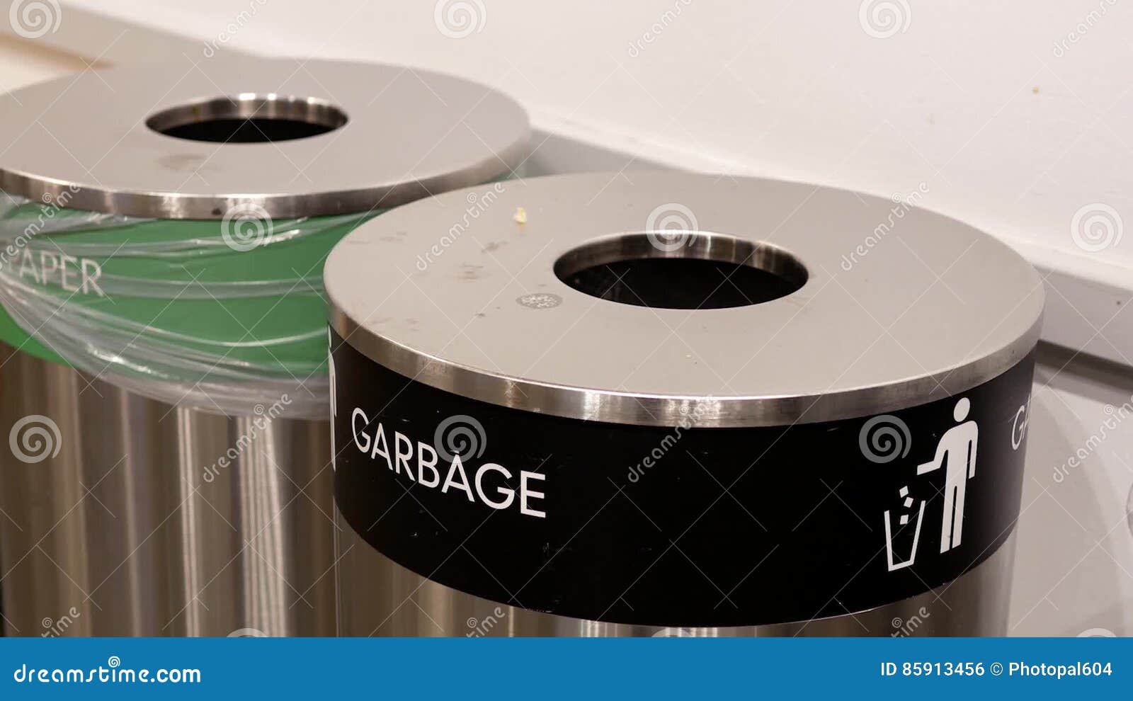 Woman Throwing Trash To the Garbage Can Stock Footage Video of