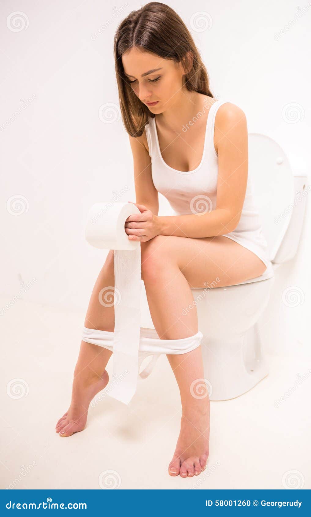 Woman Piss Toilet 40