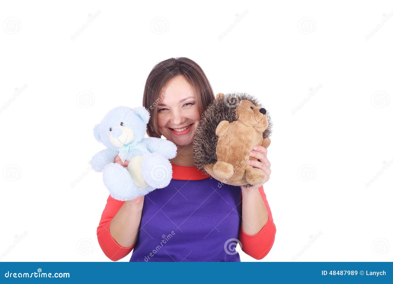 Woman with toys stock image. Image of home, high, female - 48487989