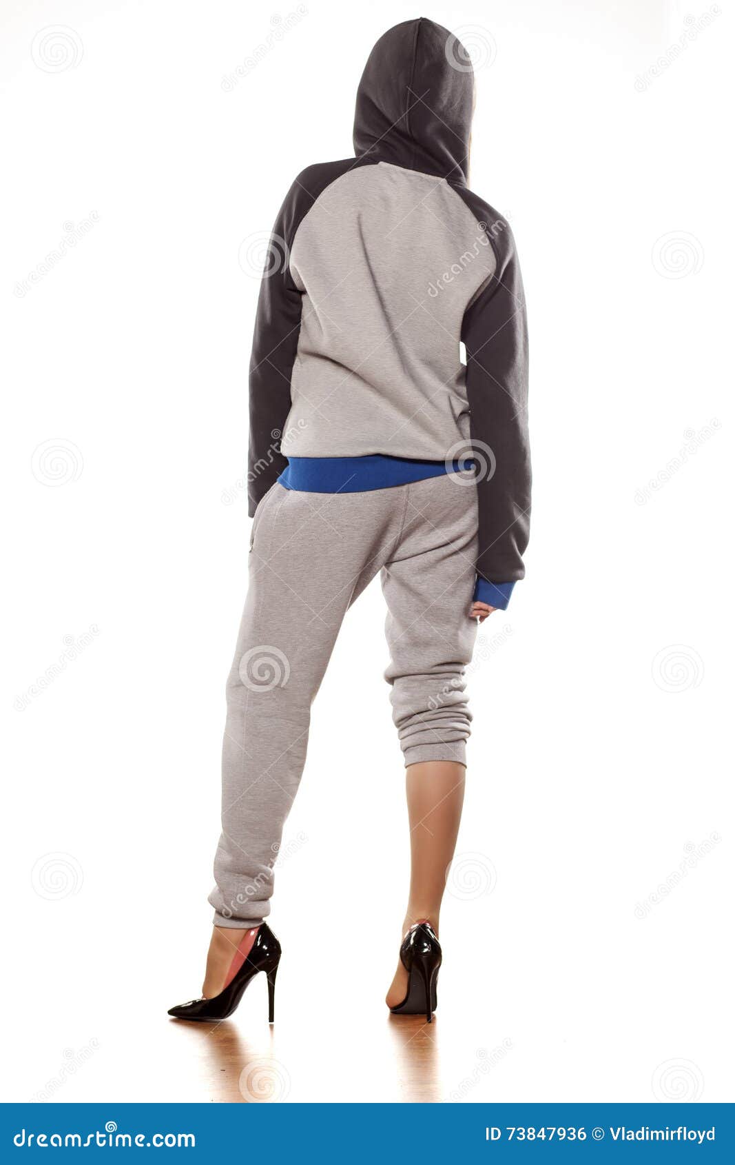 Woman in tracksuits stock photo. Image of design, suit 73847936