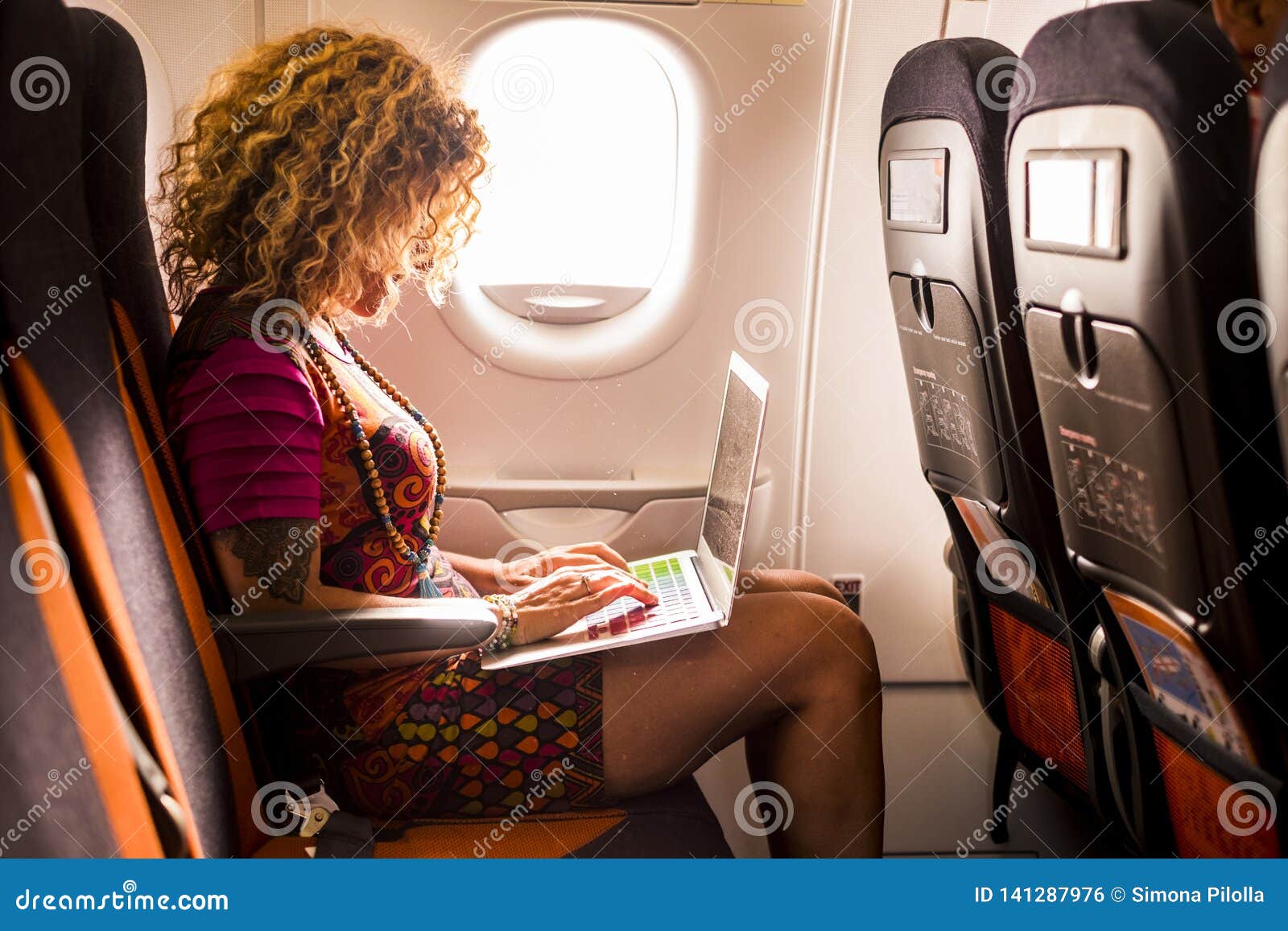 computer airplane travel
