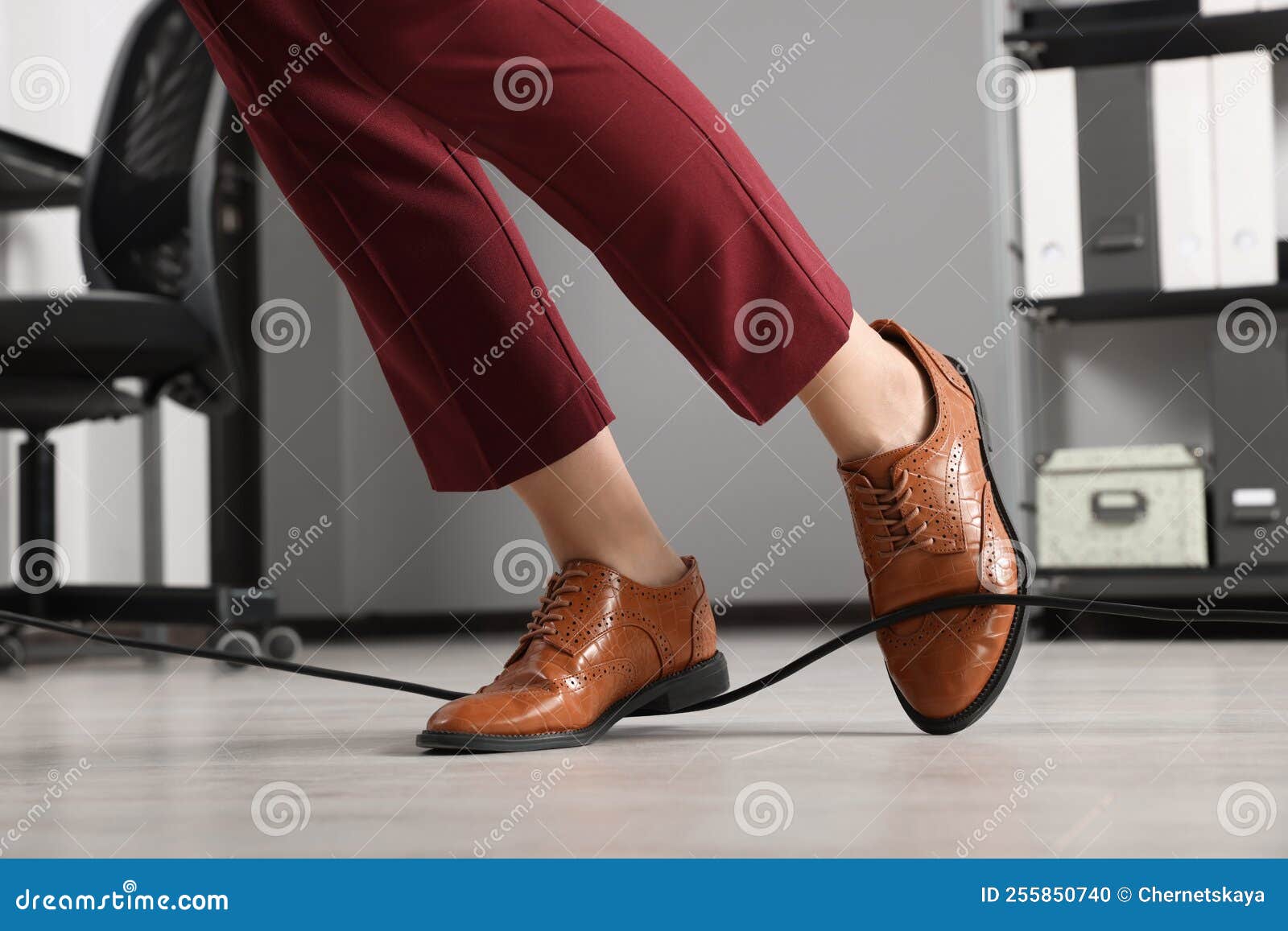 Cable Scratch Due Accident Stock Photo 1361491079