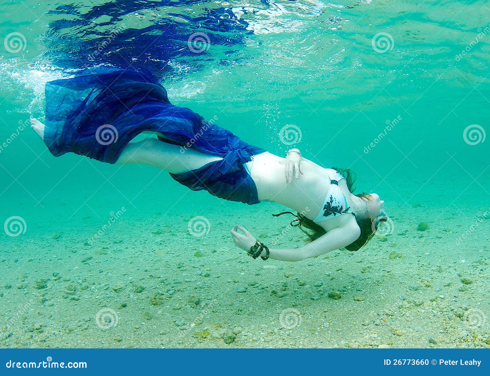 Woman Underwater Stock Photo - Image: 26773660