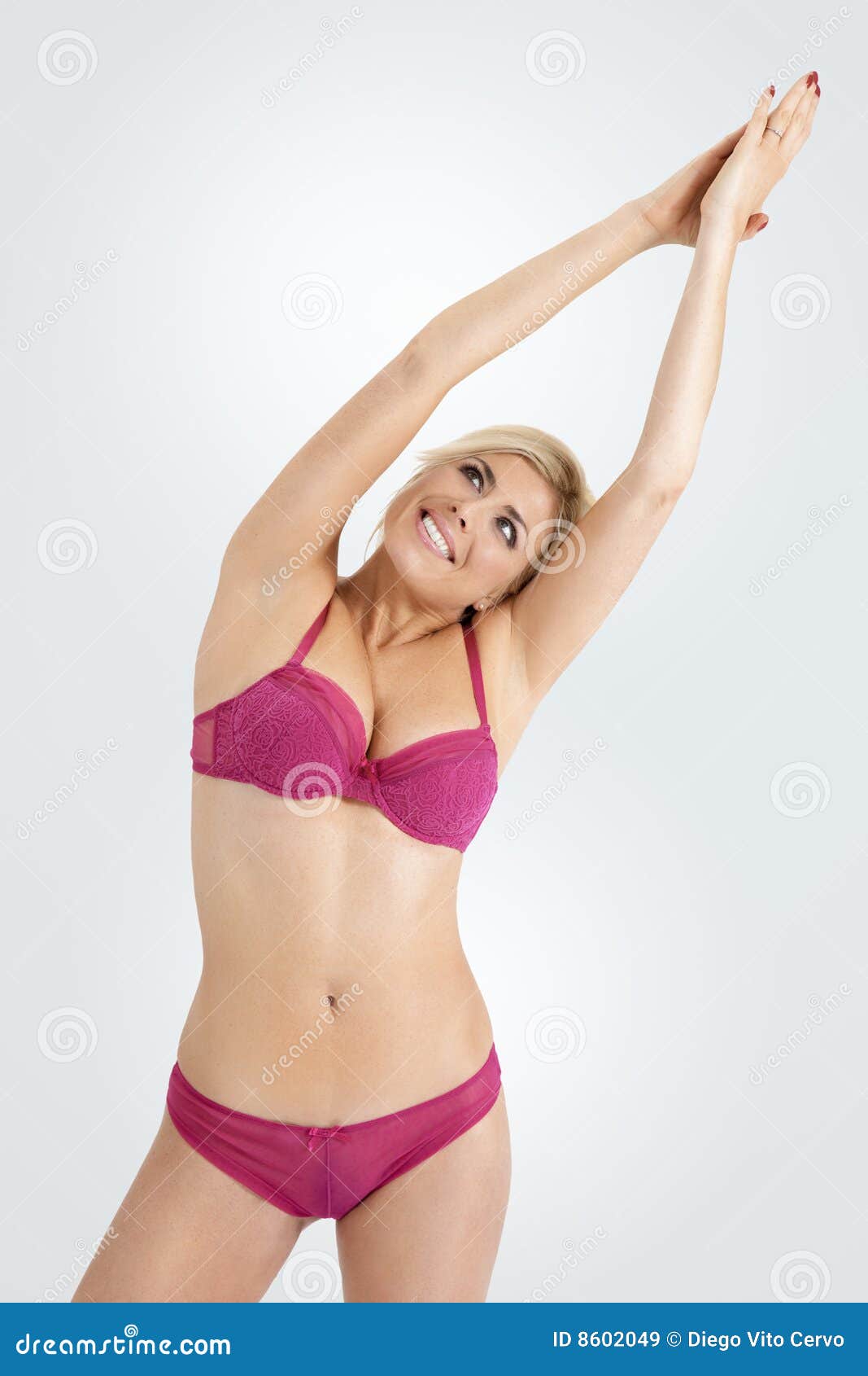 Woman in underwear stock image. Image of looking, hair - 8602049