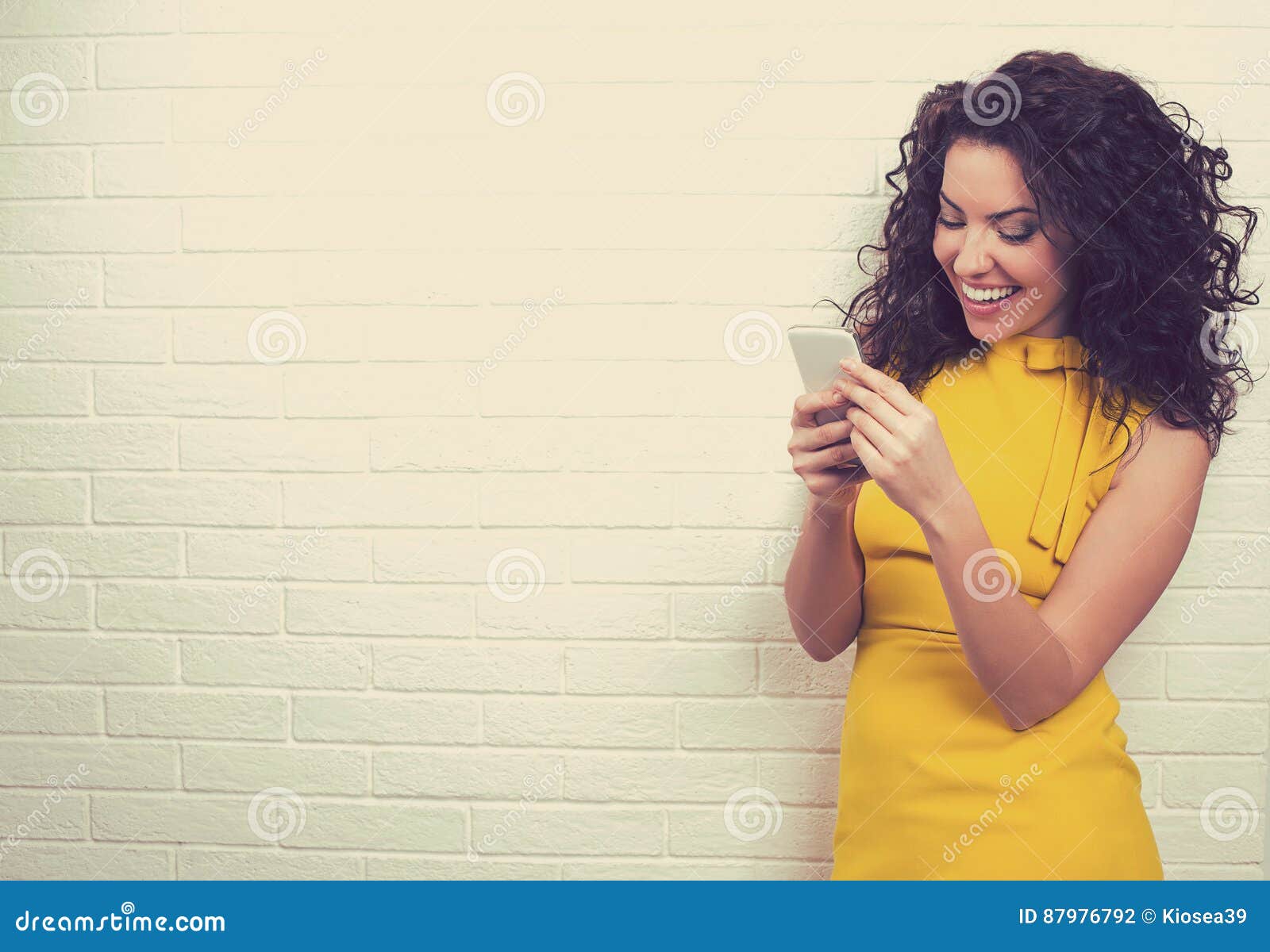 woman using high-speed internet connection texting on smart phone