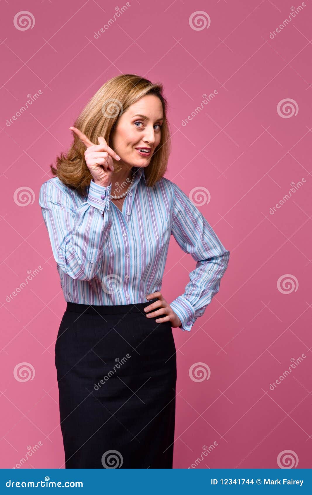 Woman wagging finger stock photo. Image of colour 