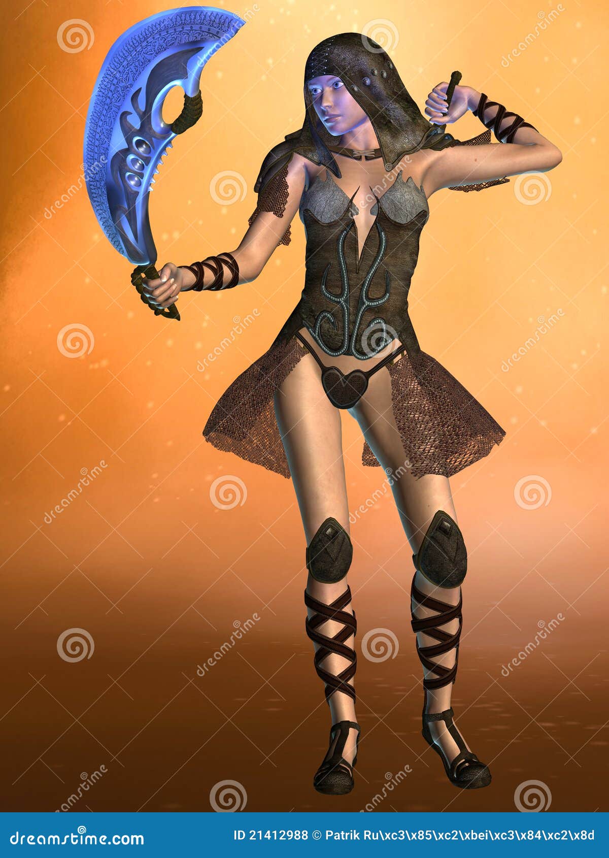 Sketch Female Warrior Ready Battle Stock Illustration 1429983938   Shutterstock