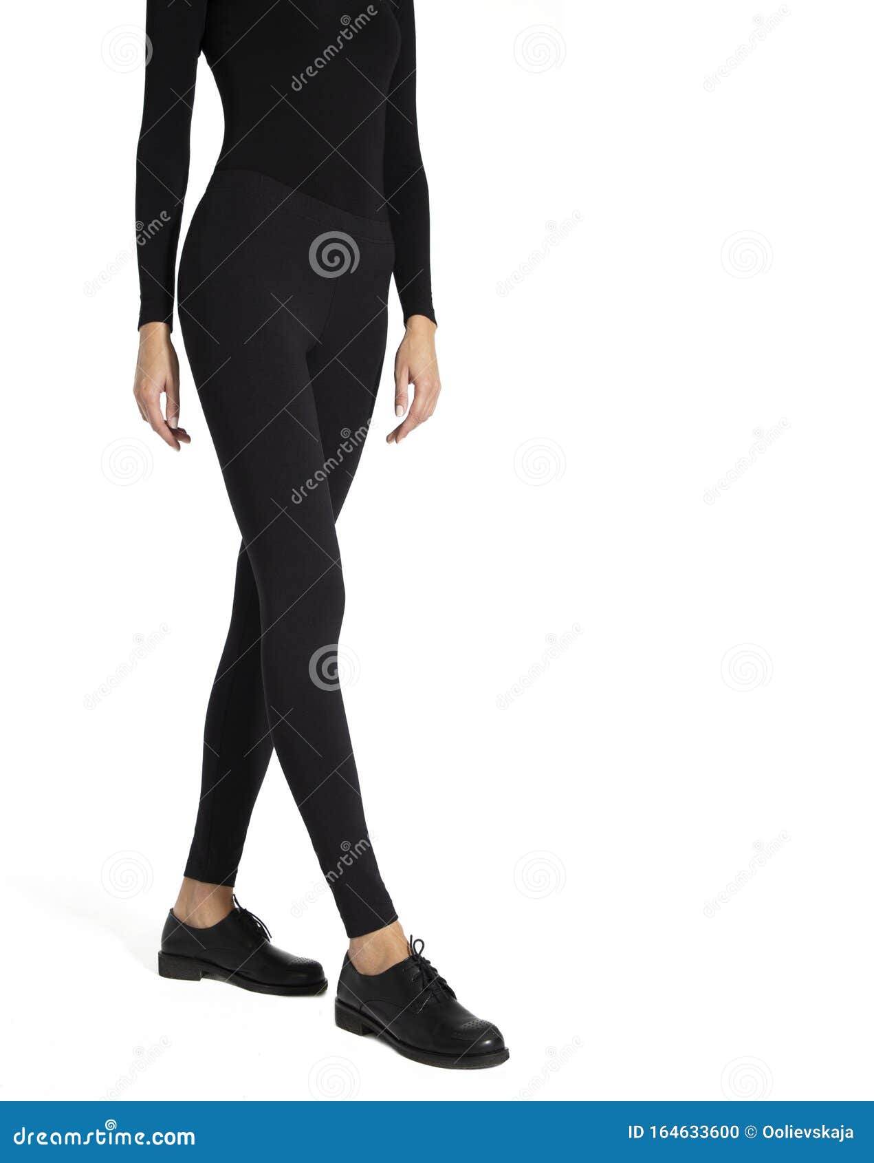 Download Woman Wear Black Blank Leggings Mockup, Isolated, Clipping ...