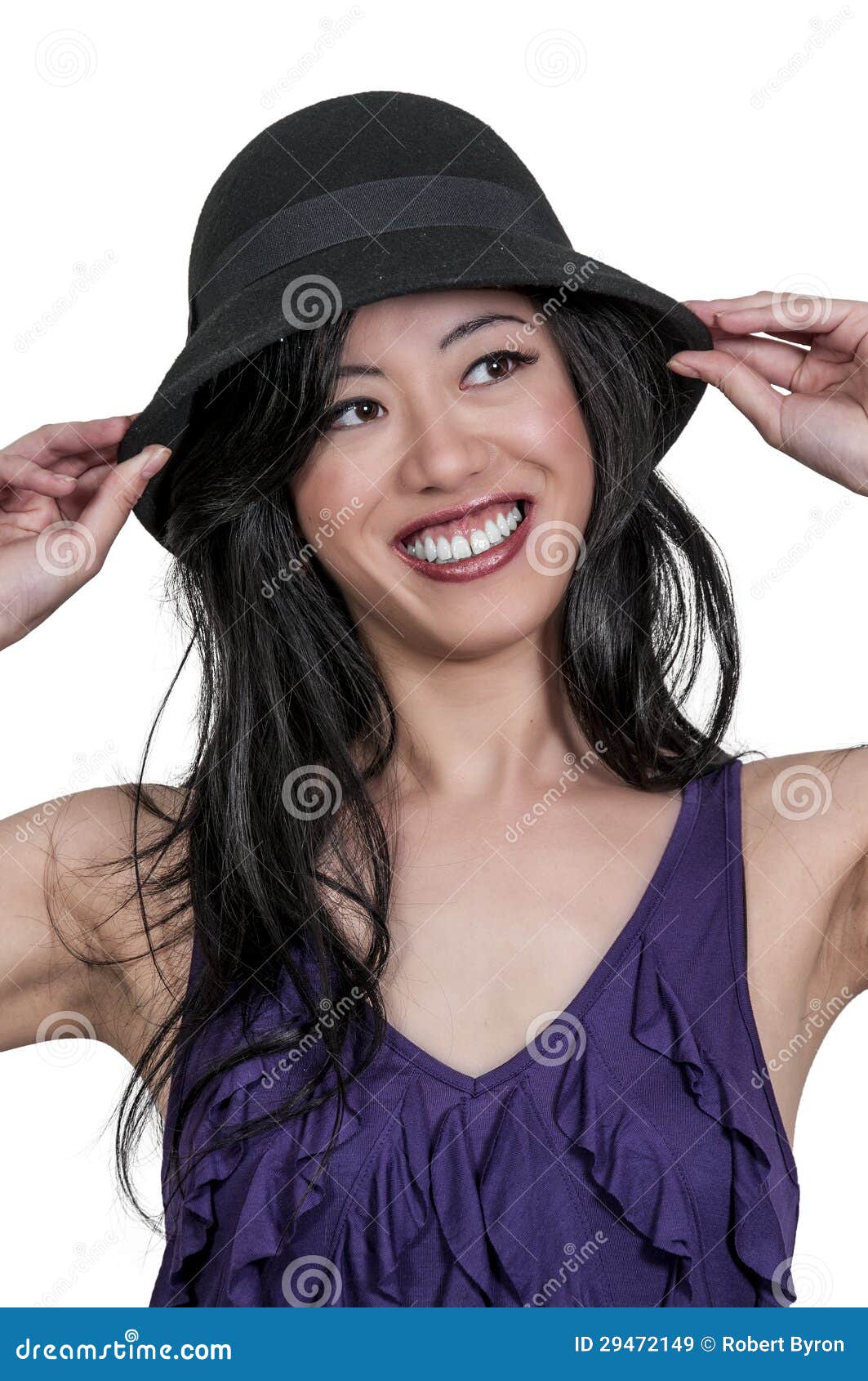 Woman Wearing Hat stock image. Image of female, person 29472149