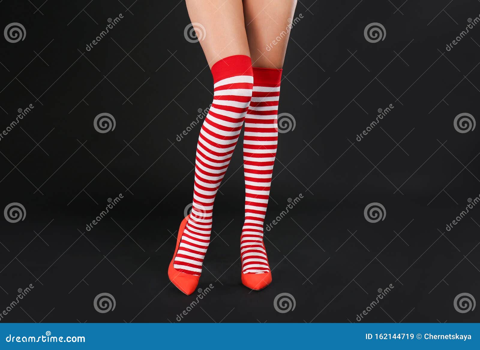 Kjaoi Girl Skirt Socks Uniform Christmas Santa Women Tube Socks Compression Socks 