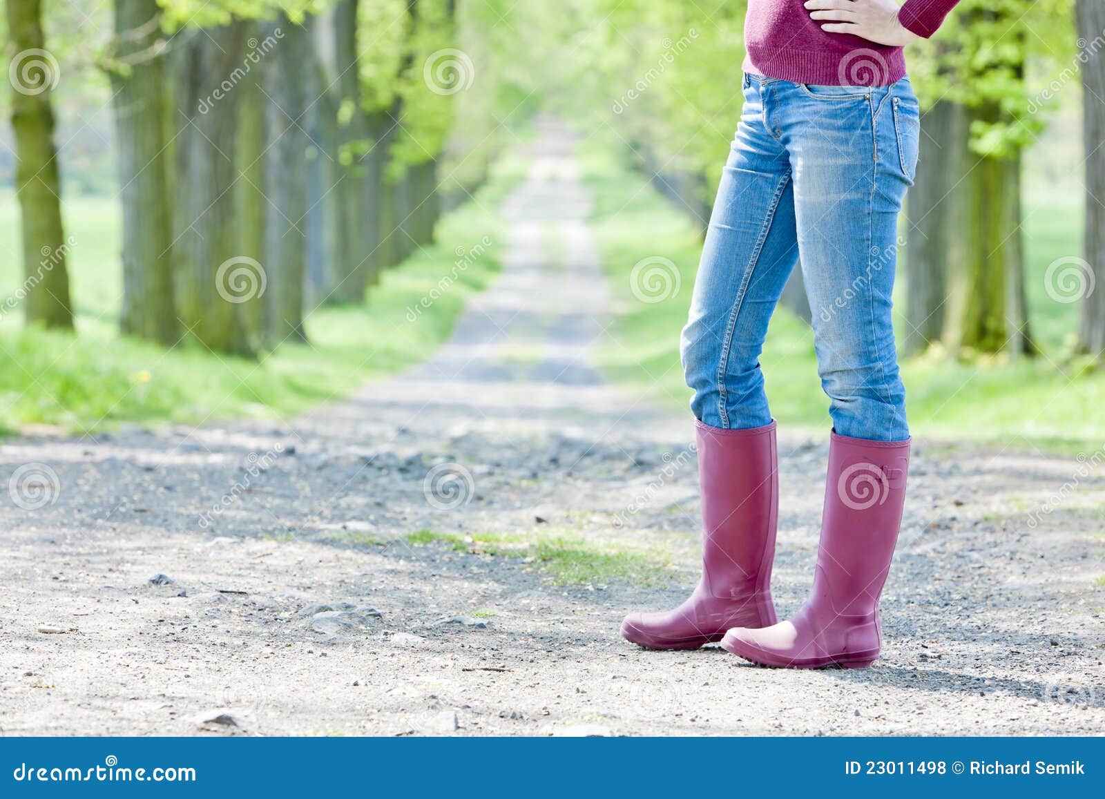 women wearing rubber boots