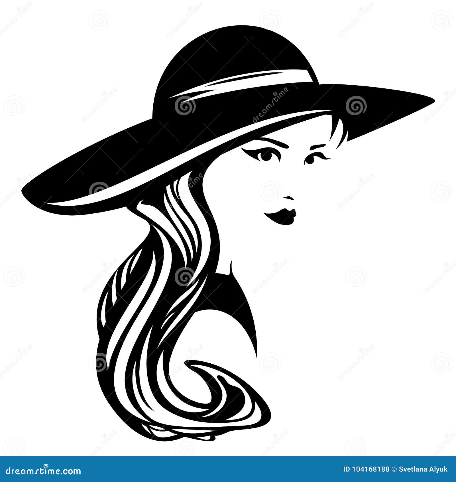 woman wearing wide brimmed hat  