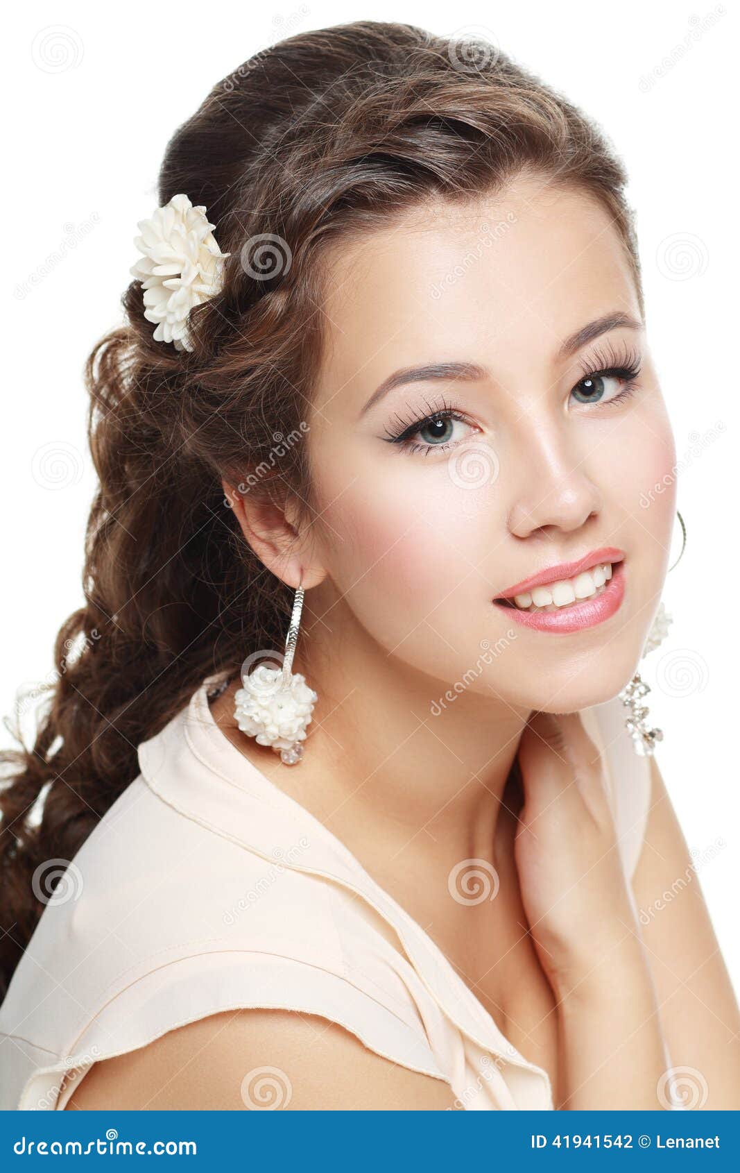 Woman Wedding Model stock photo. Image of girl, attractive 