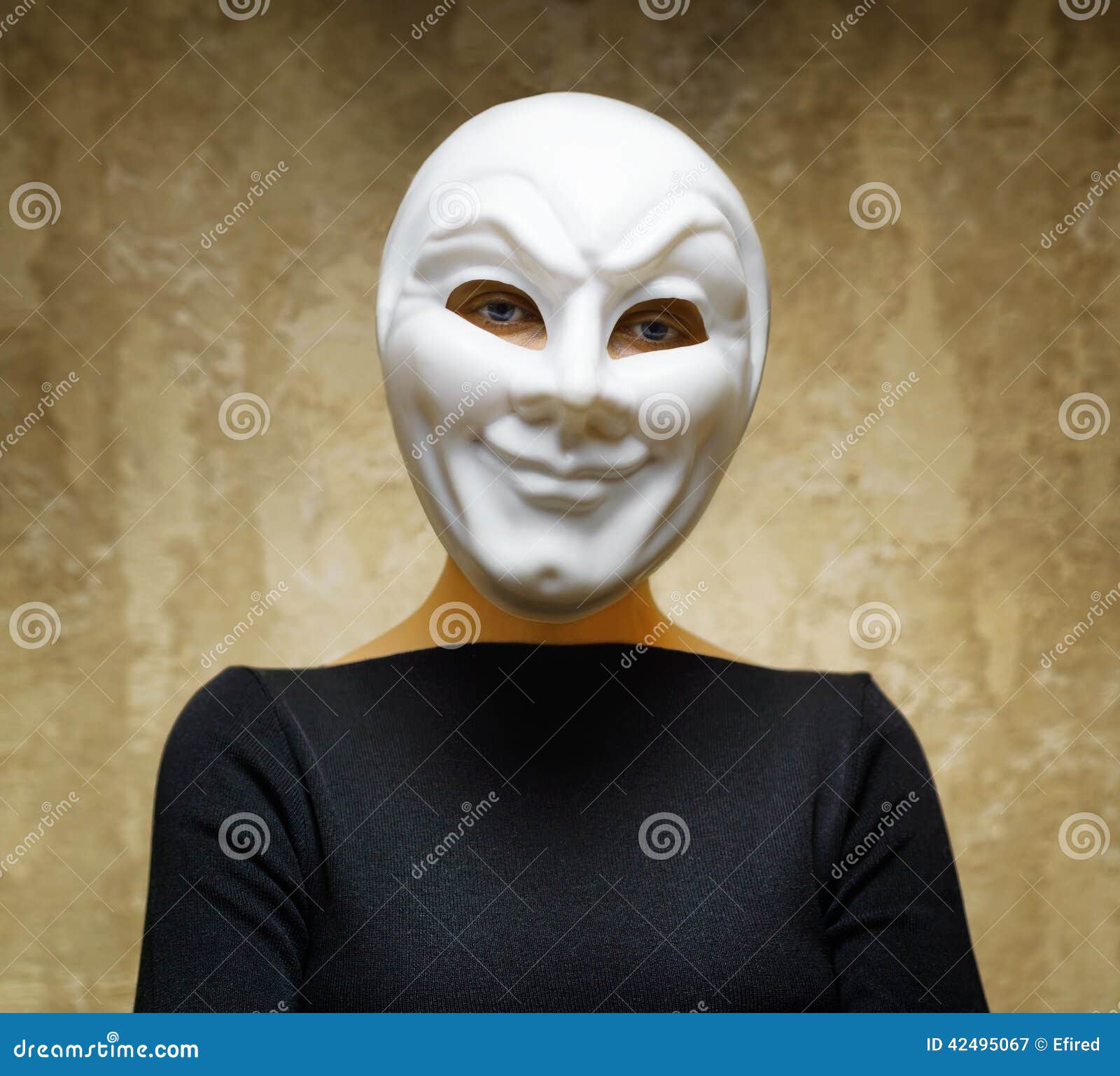 Woman in white mask stock image. Image of face, hide 42495067