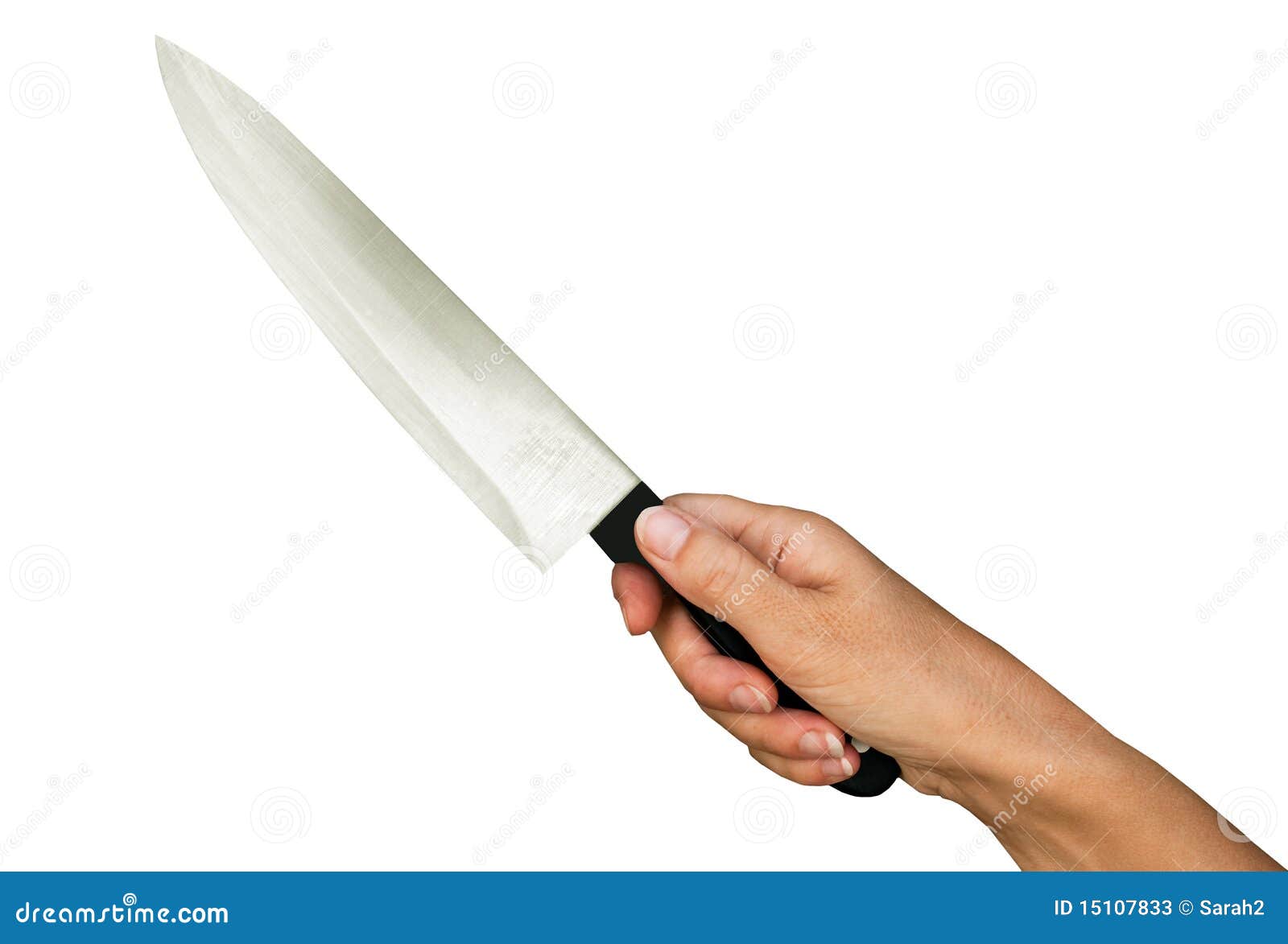 Woman wields knife stock image. Image of knife, wield 15107833