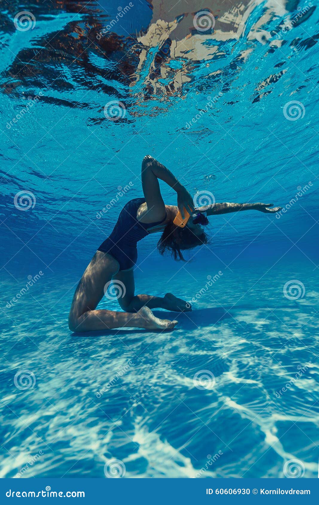 Woman Yelling at Phone in Water Stock Photo - Image of concept, face ...