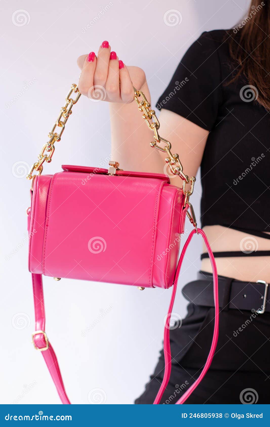 Leather - Bag - MIU - MIU - Miu Miu heart charm leather bracelet - Pouch -  ep_vintage luxury Store - Pink – dct - Hand - Purse