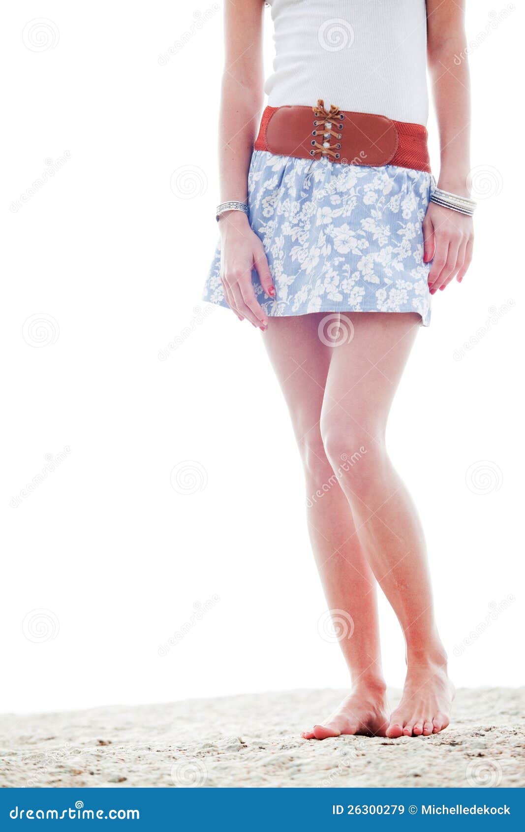 Womans Legs At The Beach Stock Image Image Of Glamorous