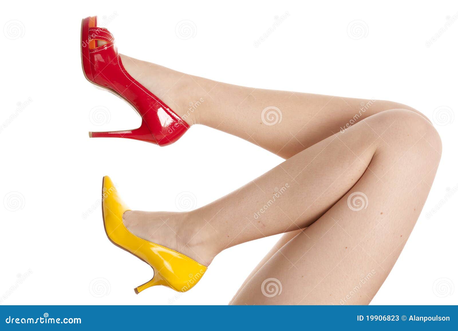 Close-up of woman's feet with high heels … – Buy image – 10315709 ❘