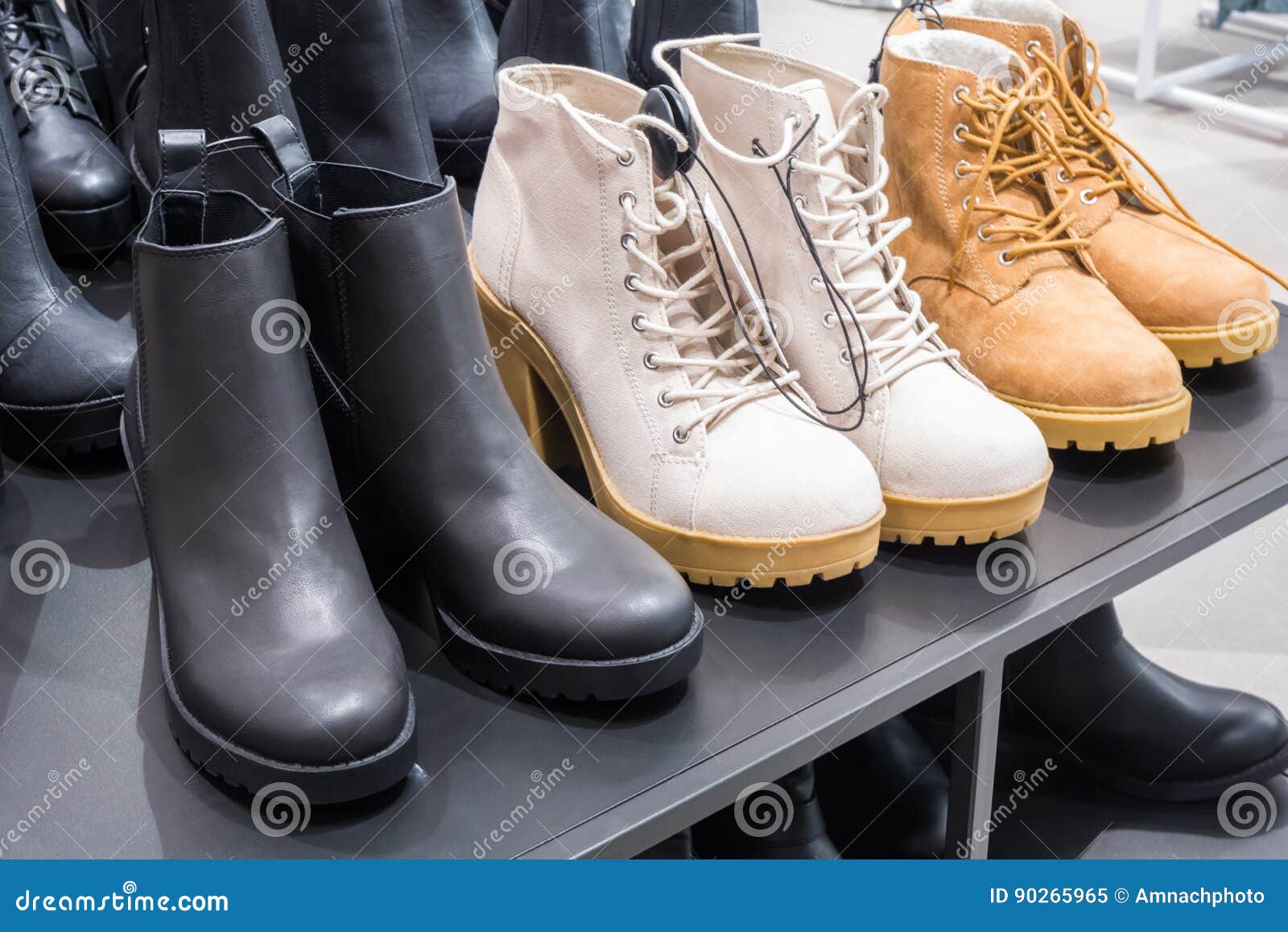 Women boots collection. stock image. Image of accessory - 90265965