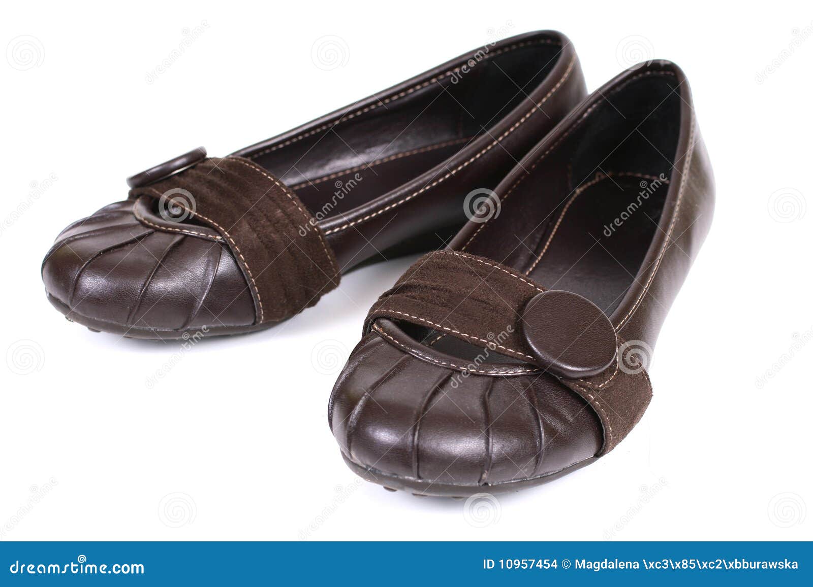 Women brown shoes stock photo. Image of female, formal 10957454