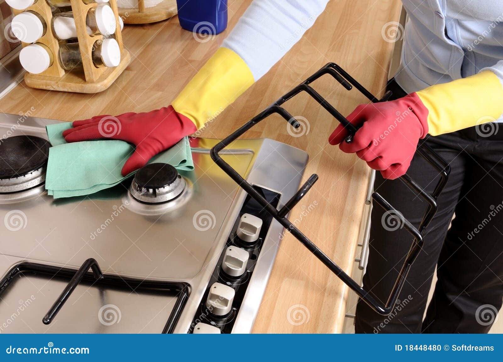 women cleaning the house